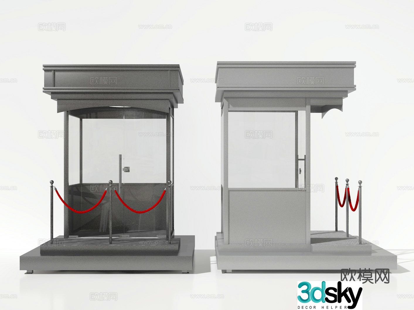 Security room 3d model