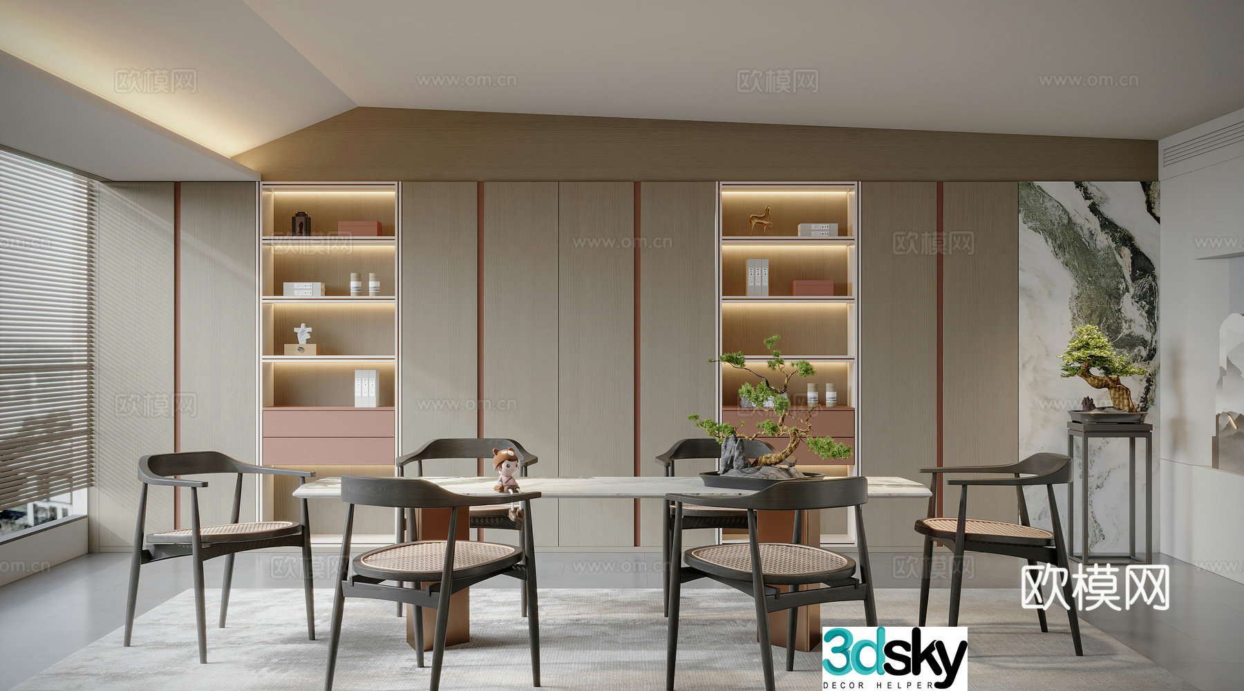 New Chinese restaurant 3D model