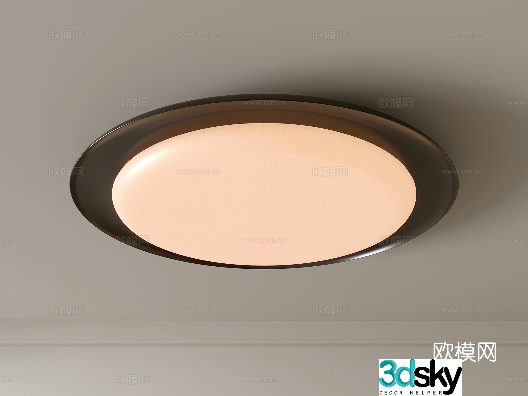 Modern ceiling lamp Geometric ceiling lamp Bedroom lamp Artistic shaped lamp Fashion living room lamp 3D model