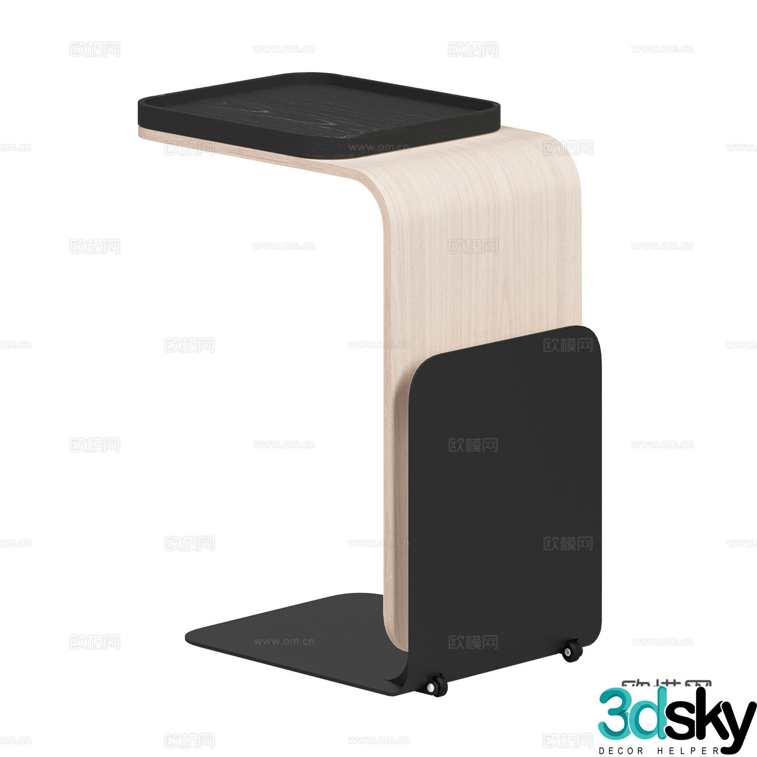 3D model of side angle angle