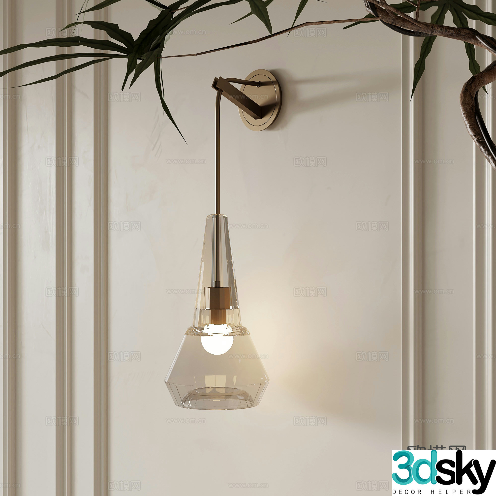 Wall lamp Modern wall lamp Bedside lamp Decorative lamp 3d model