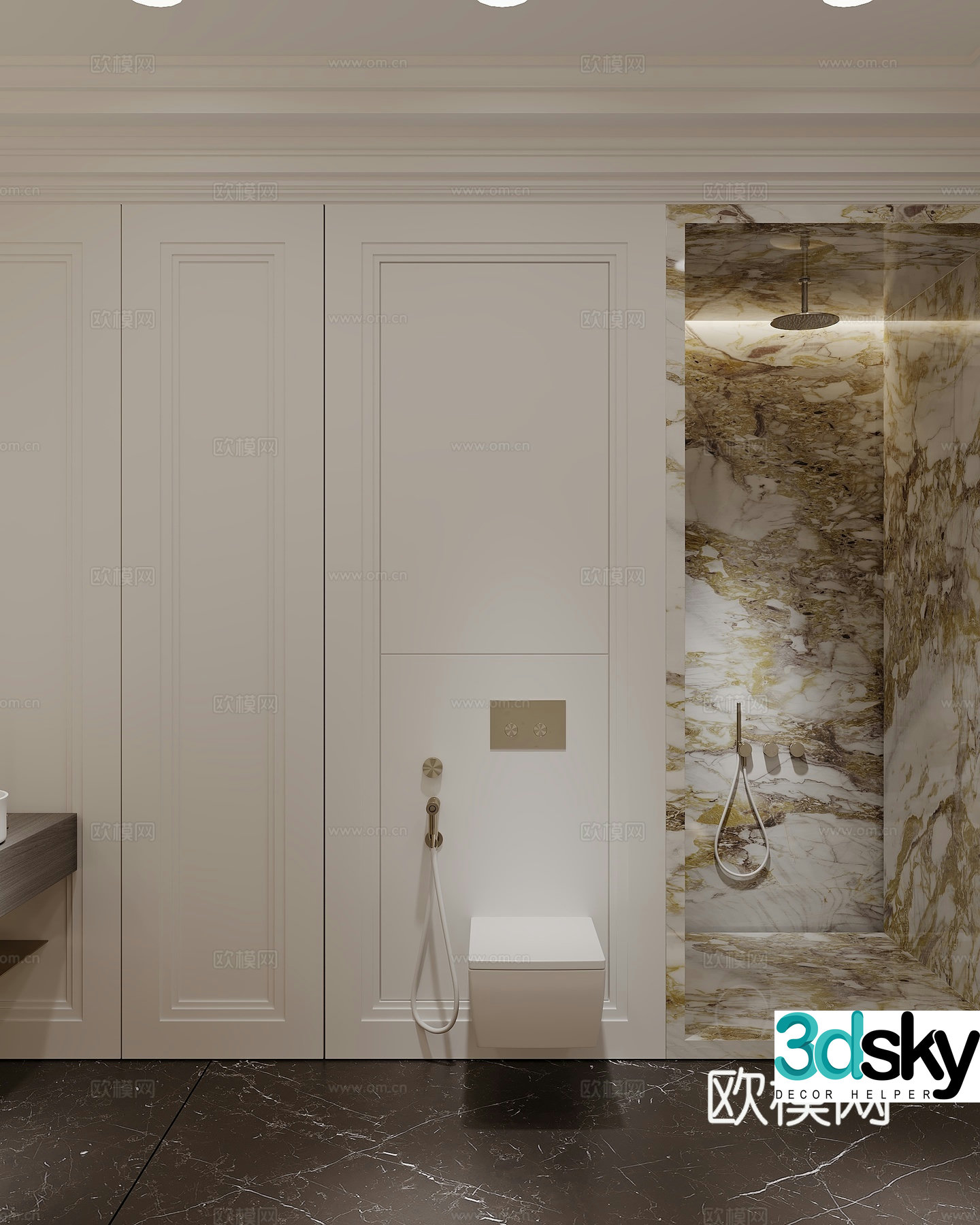 Modern bathroom 3d model