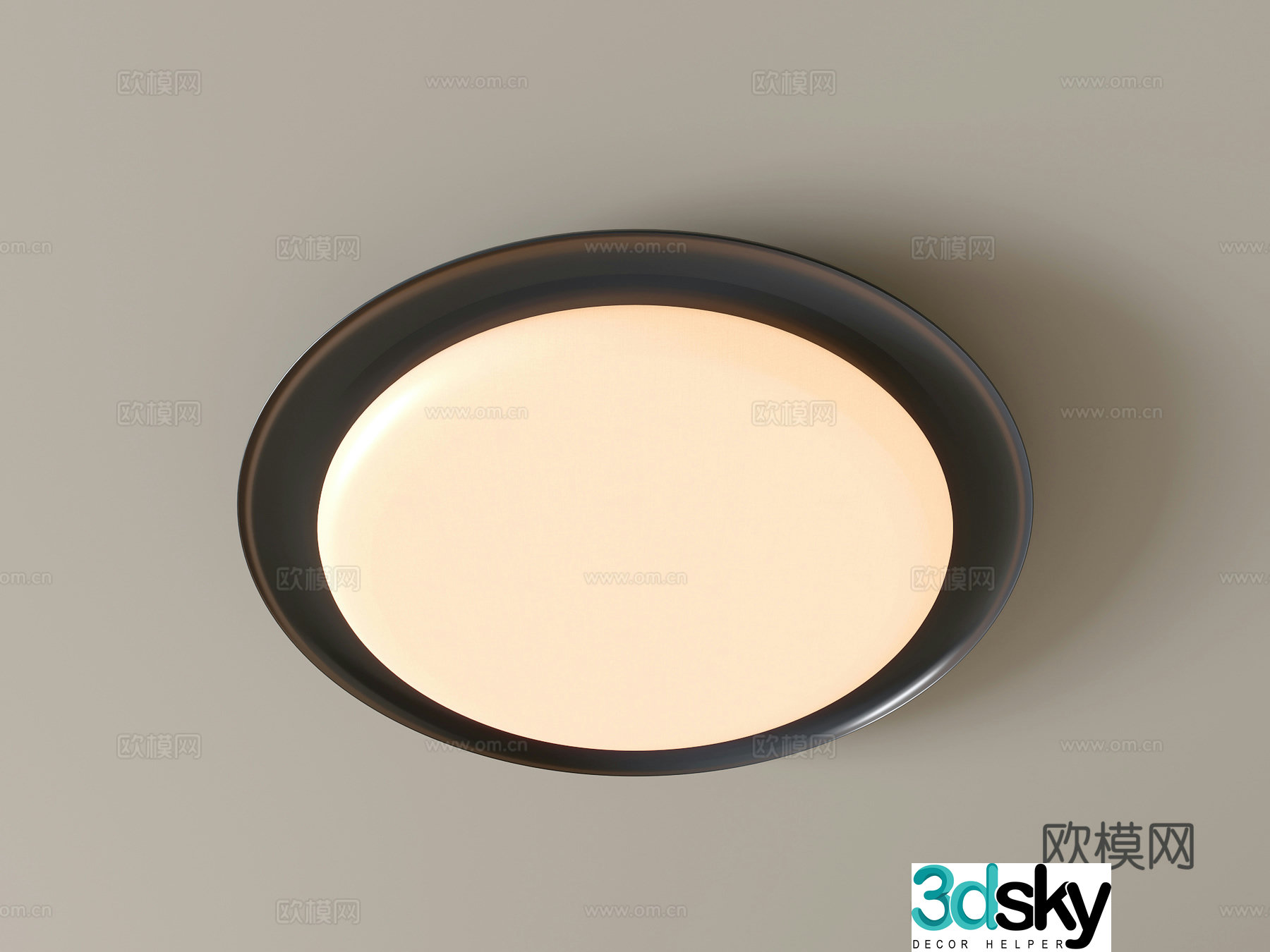 Modern ceiling lamp Geometric ceiling lamp Bedroom lamp Artistic shaped lamp Fashion living room lamp 3D model