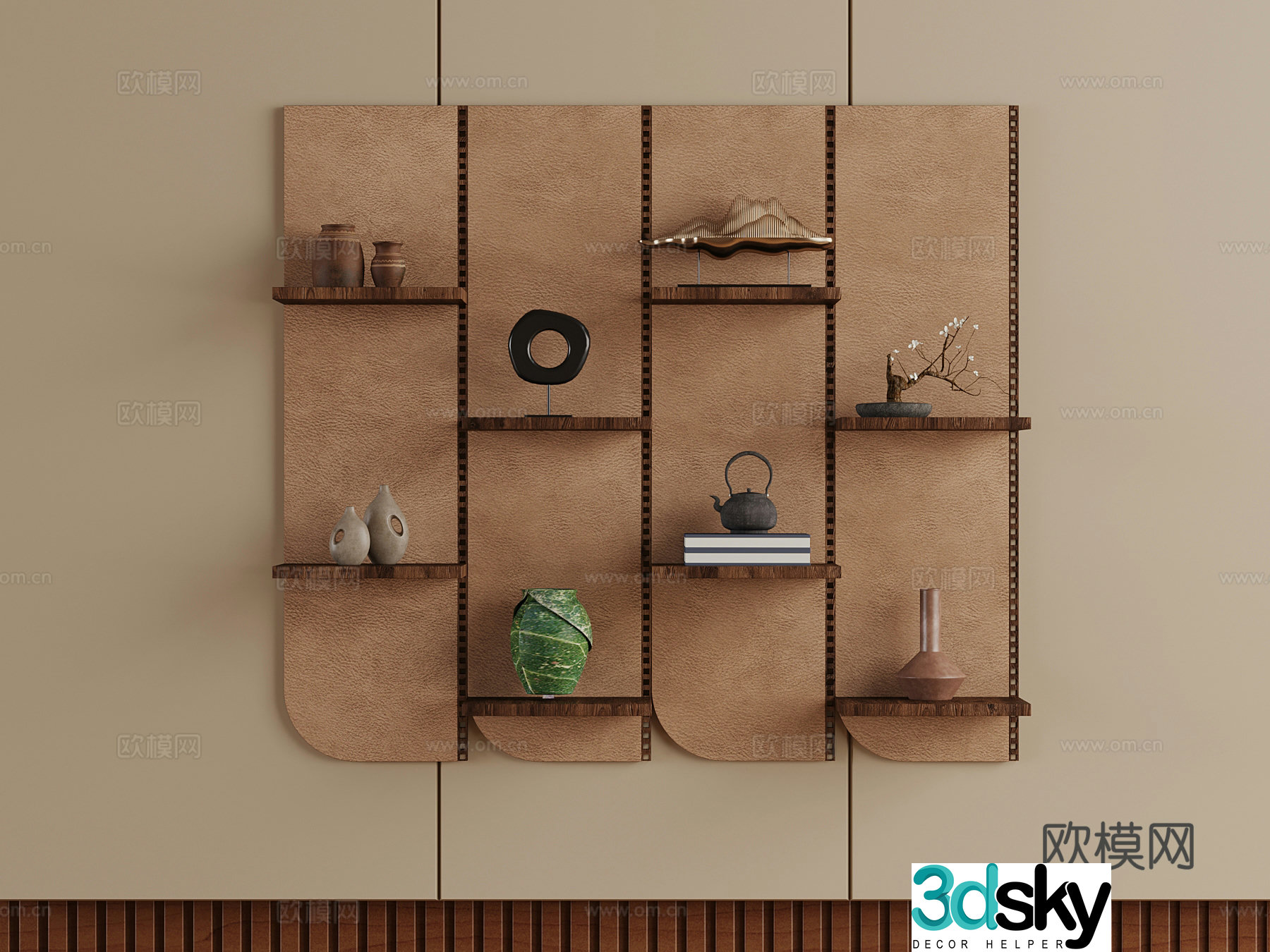 Jijifeng shelf decorative ornaments 3D model