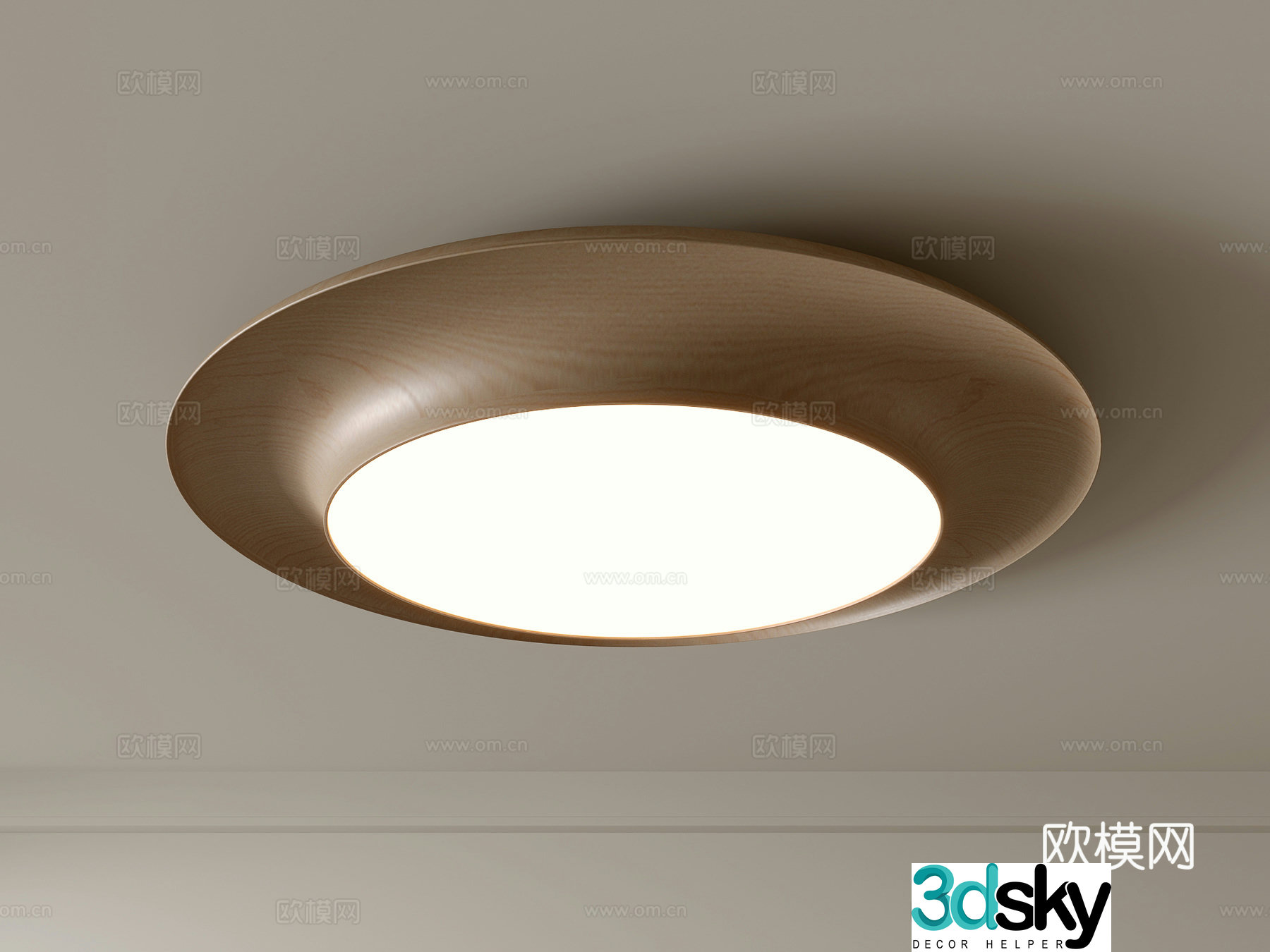 Modern ceiling lamp Geometric ceiling lamp Bedroom lamp Artistic shaped lamp Fashion living room lamp 3D model