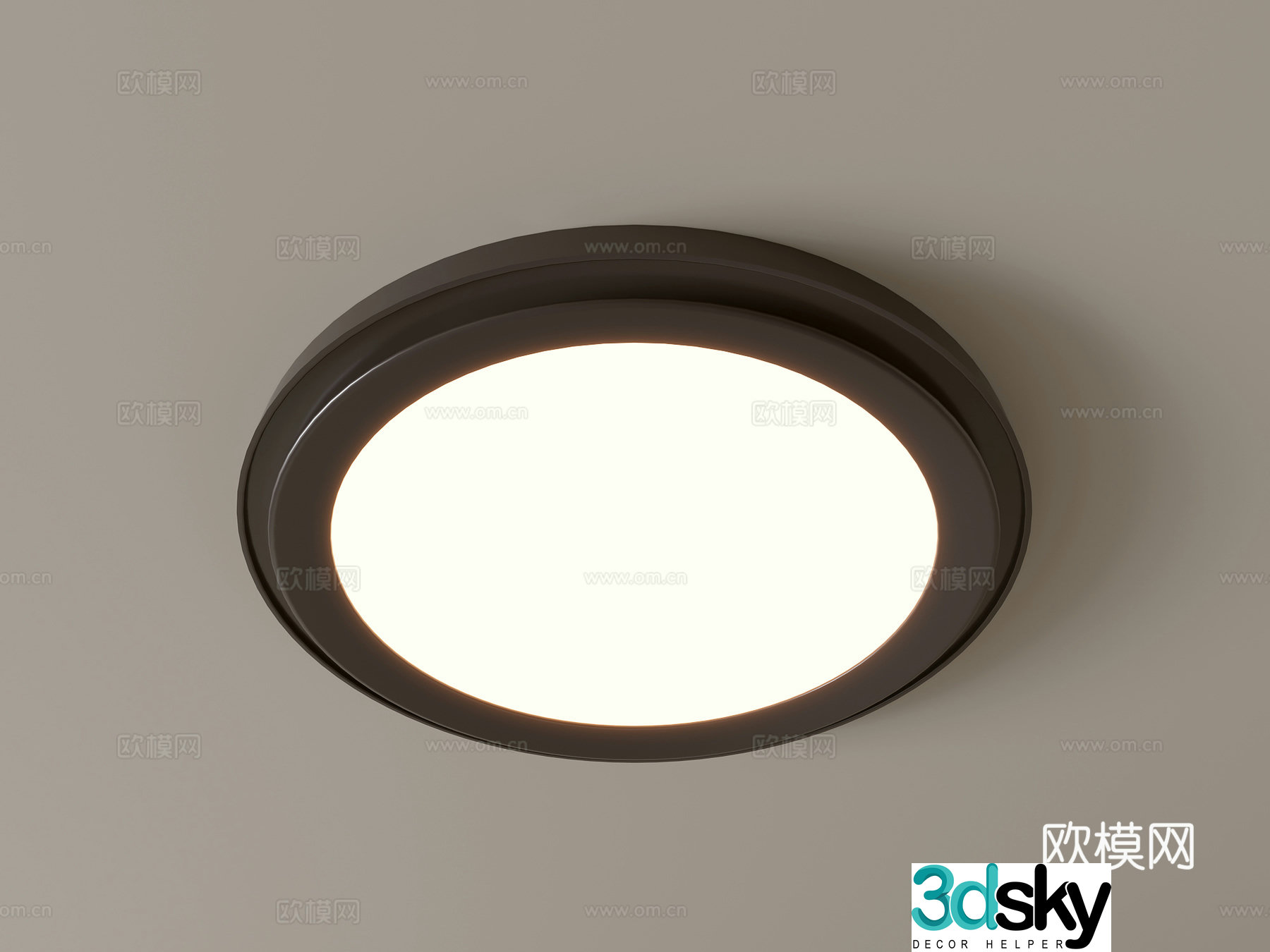 Modern ceiling lamp Geometric ceiling lamp Bedroom lamp Artistic shaped lamp Fashion living room lamp 3D model