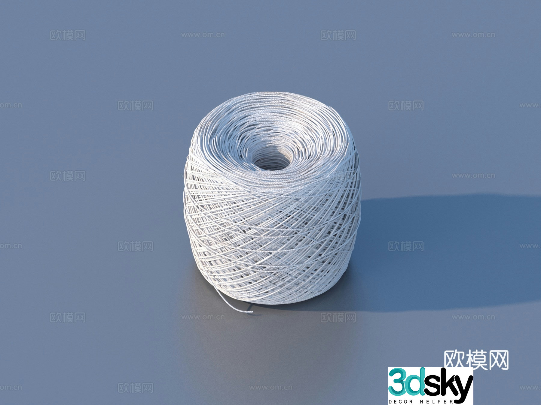 Yarn ball yarn ball art ornament 3d model
