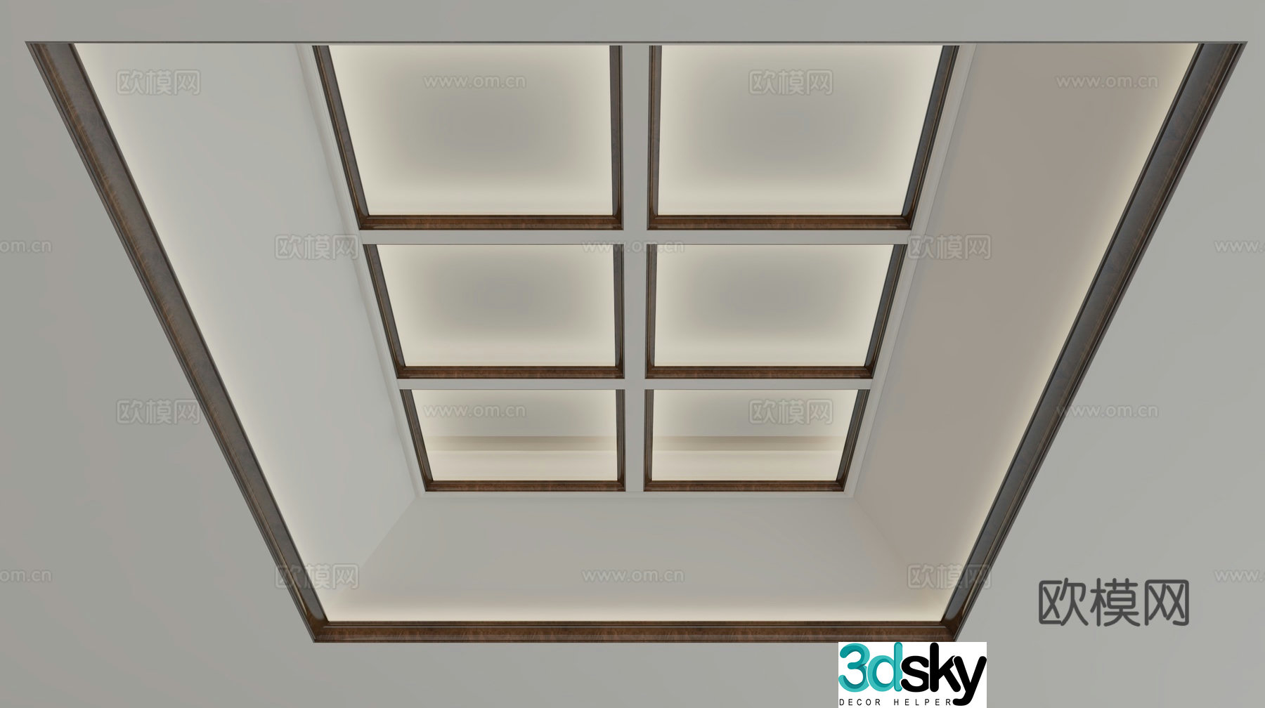European style ceiling 3D model