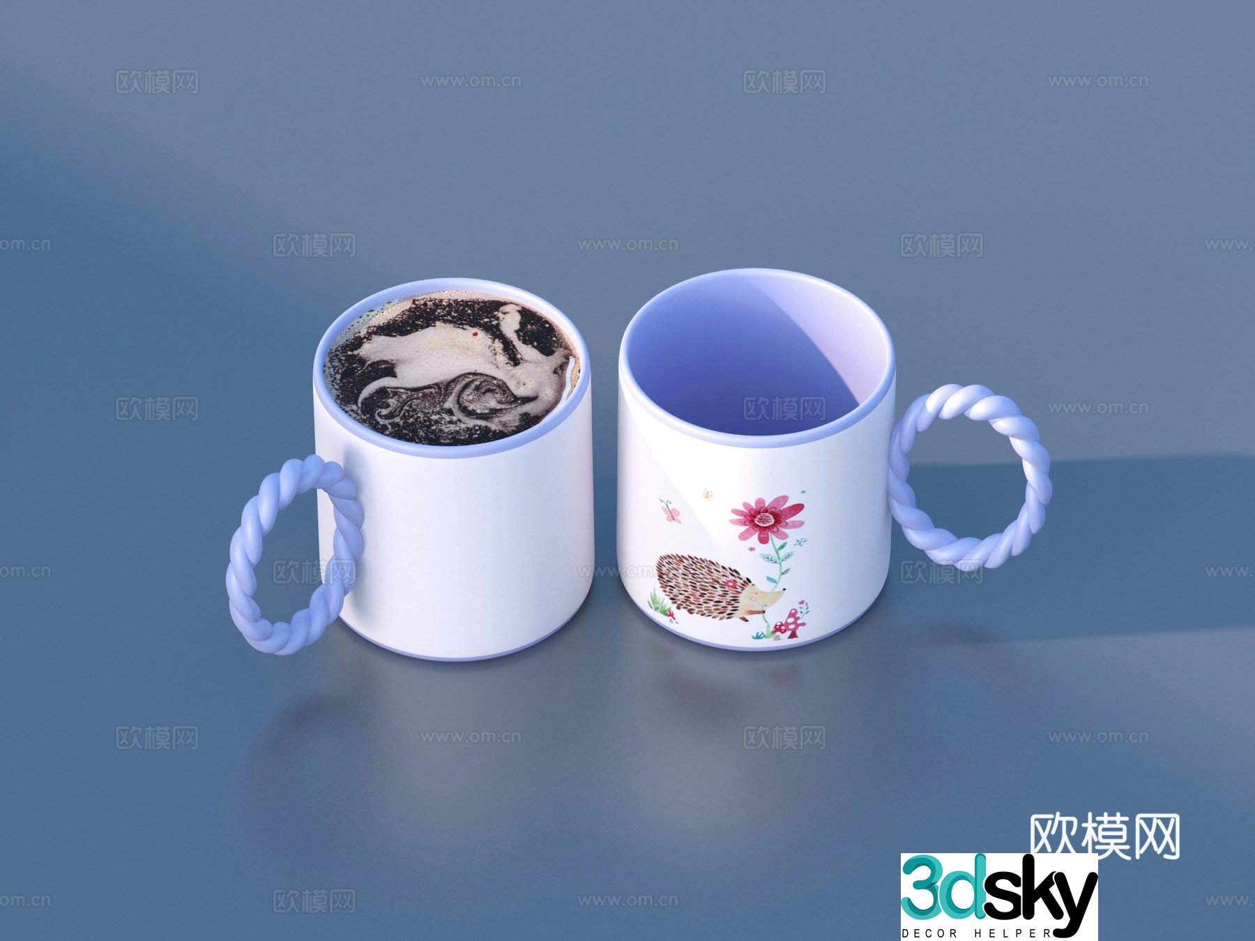 Cup coffee coffee cup 3d model