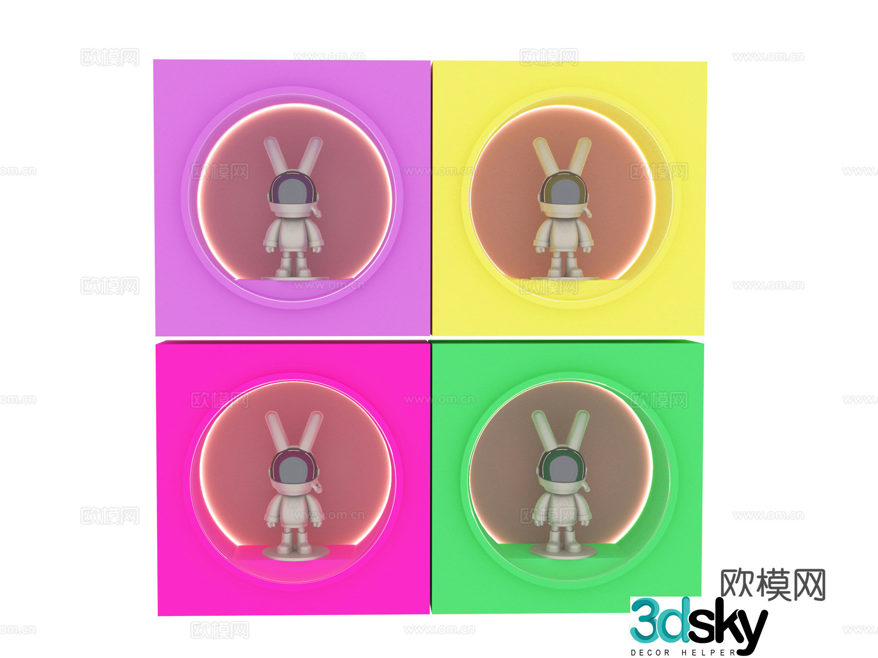 Daily necessities Robot figure 3D model