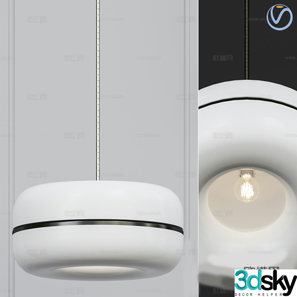 Lamps Chandelier Decorative Lights 3D Model