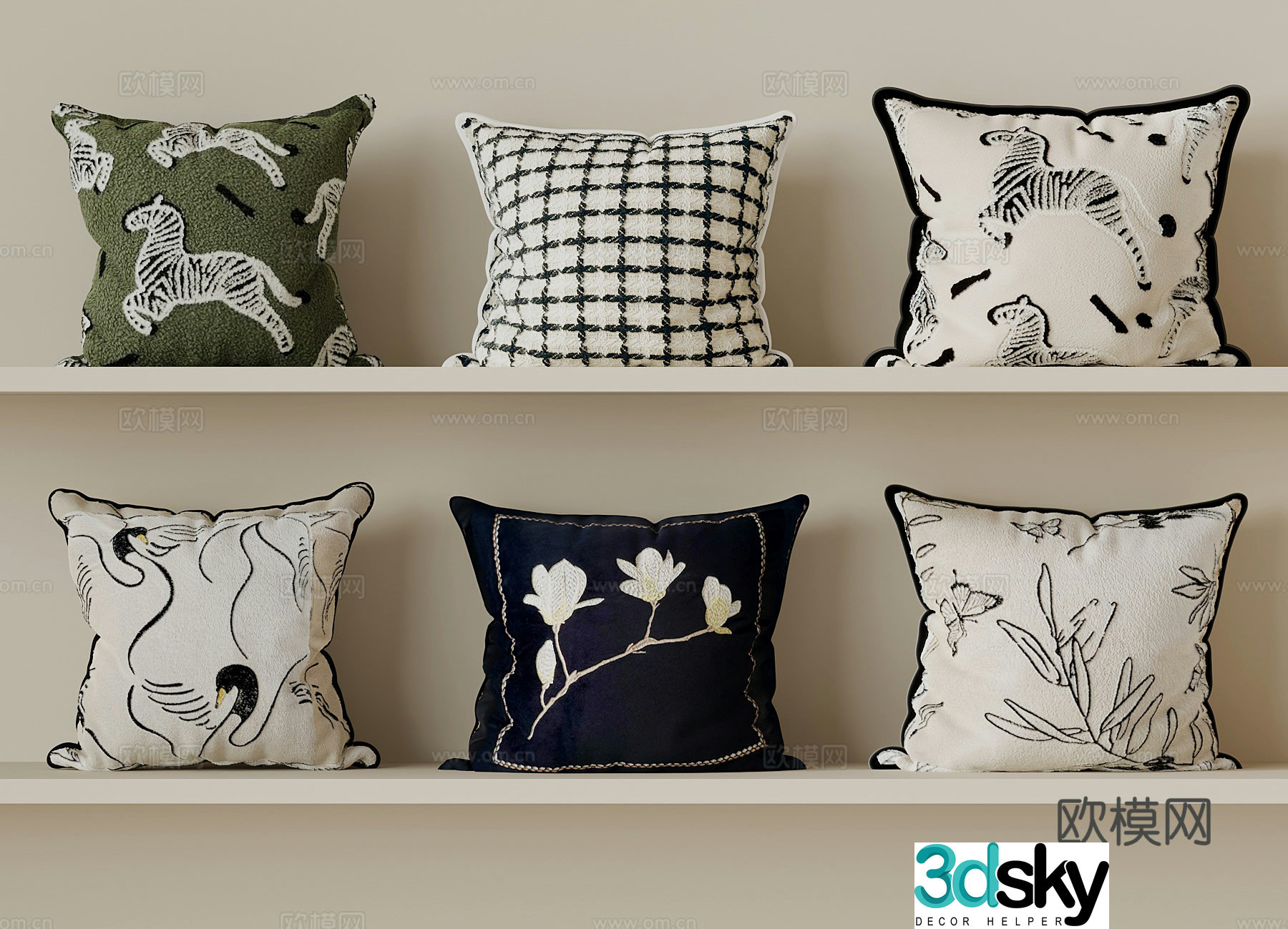 Pillow modern pillow pillow 3D model