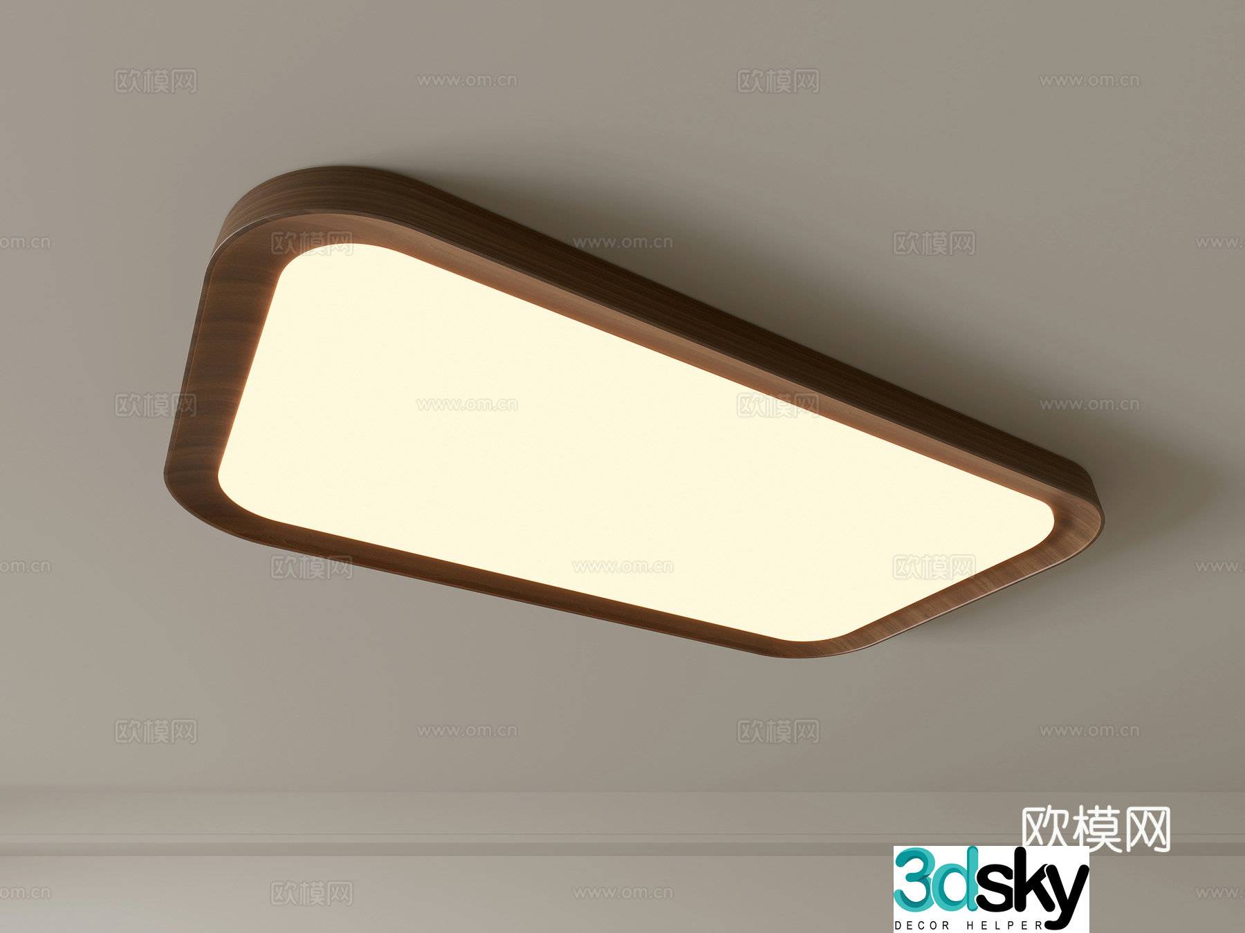 Modern ceiling lamp Geometric ceiling lamp Bedroom lamp Artistic shaped lamp Fashion living room lamp 3D model