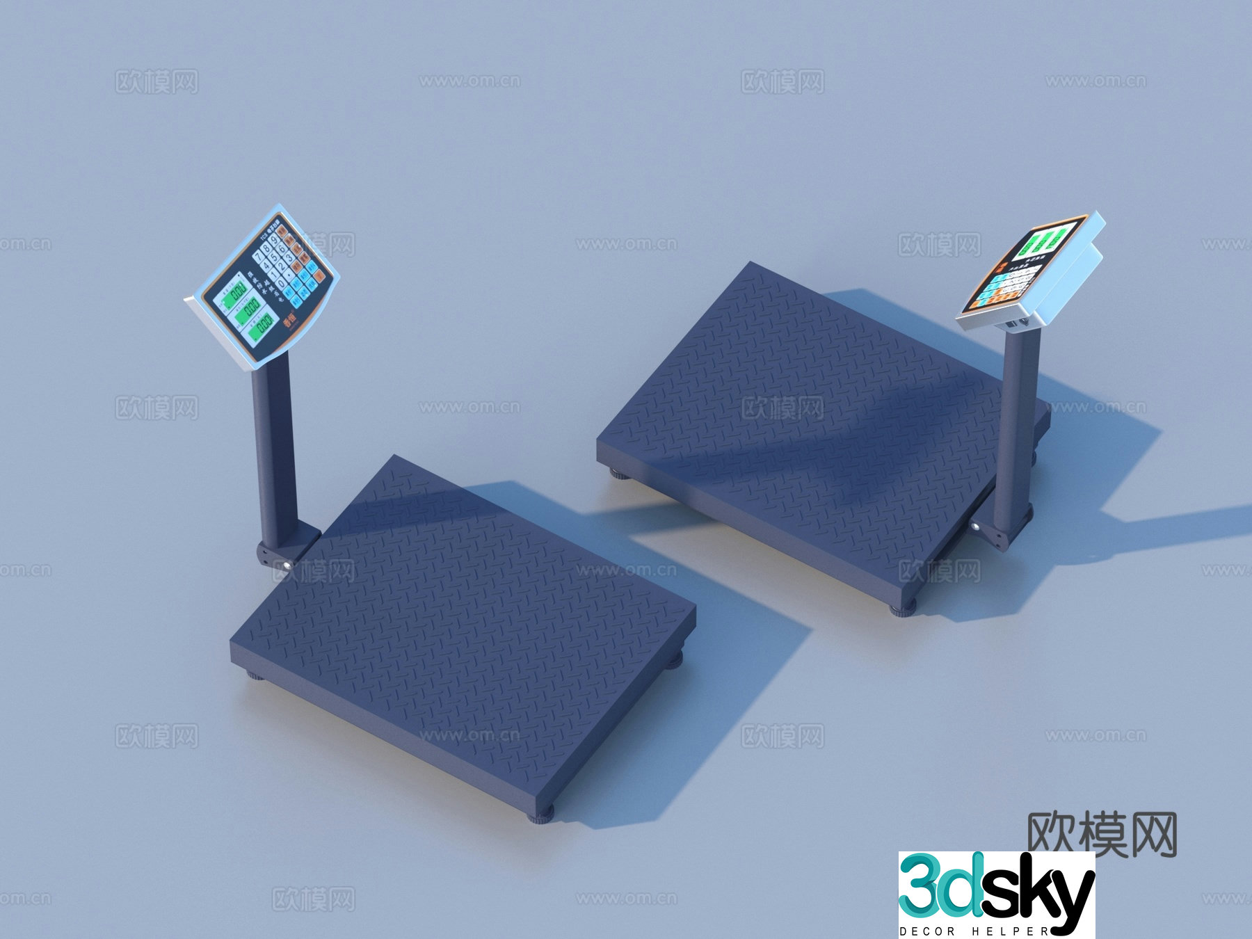 Electronic scale Fair scale Scale 3d model