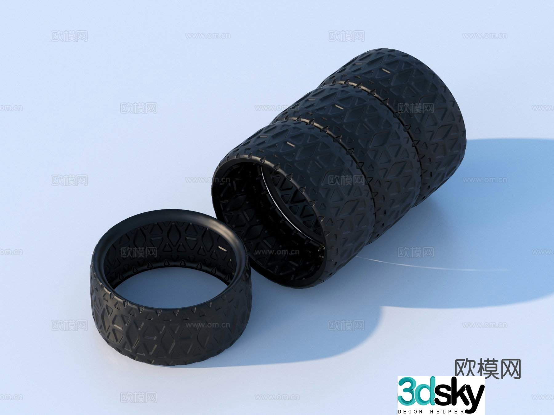 Tire Solid Tire Vacuum Tire 3D Model