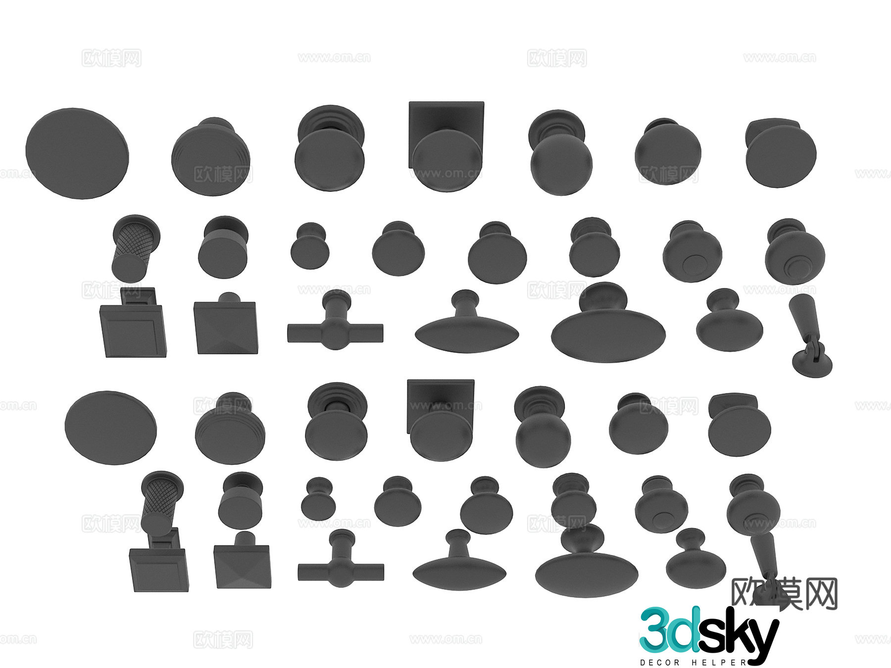 Hardware Handle 3D Model