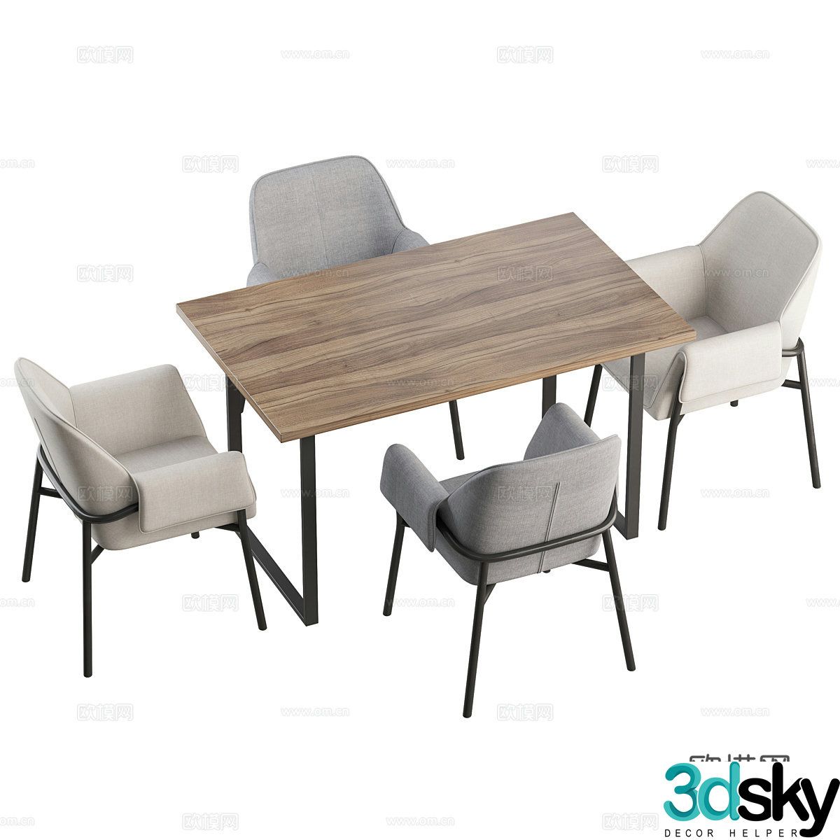 Dining chair 3d model