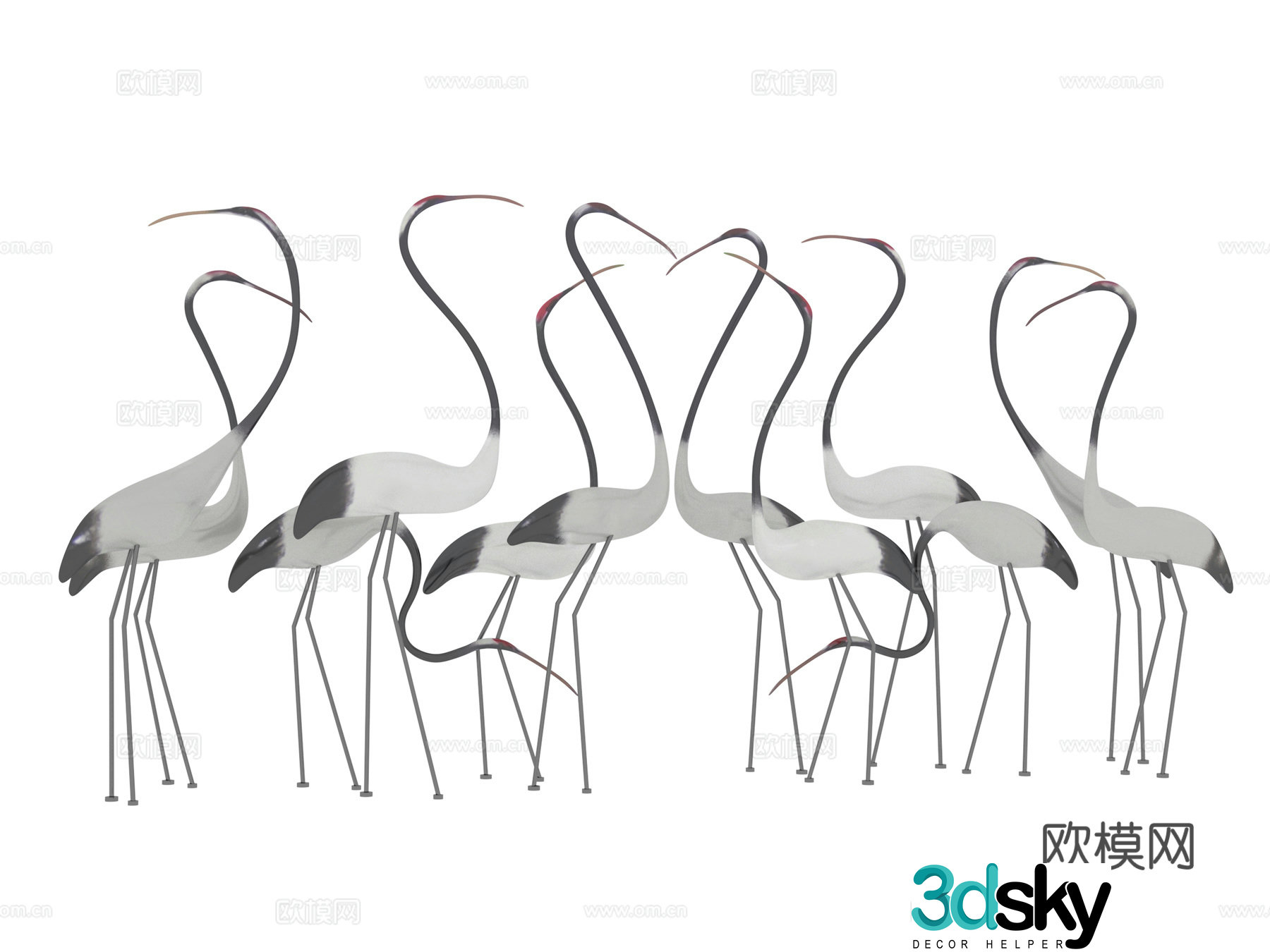 Domestic supplies ornaments 3d model