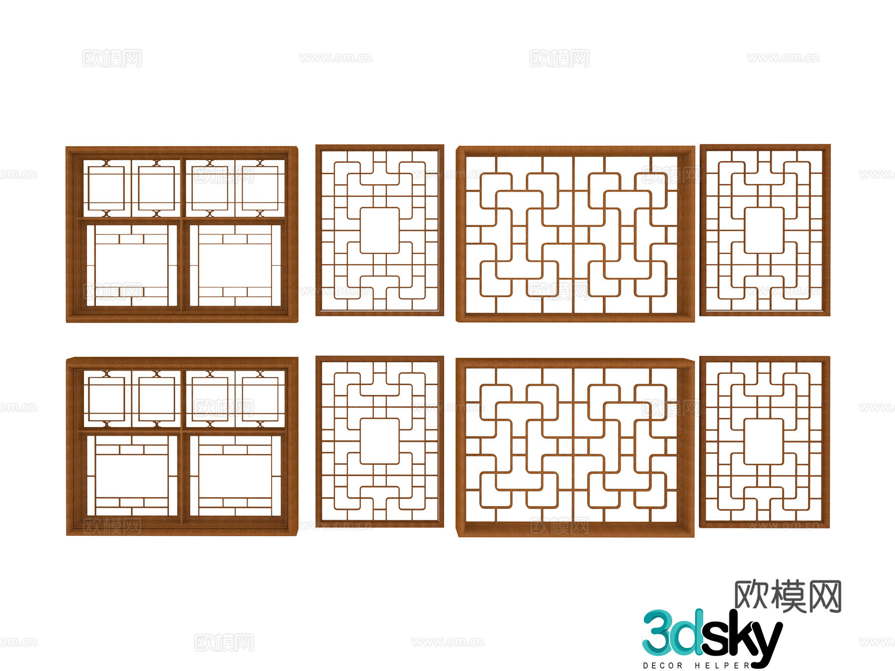 Hardware doors and windows 3D model