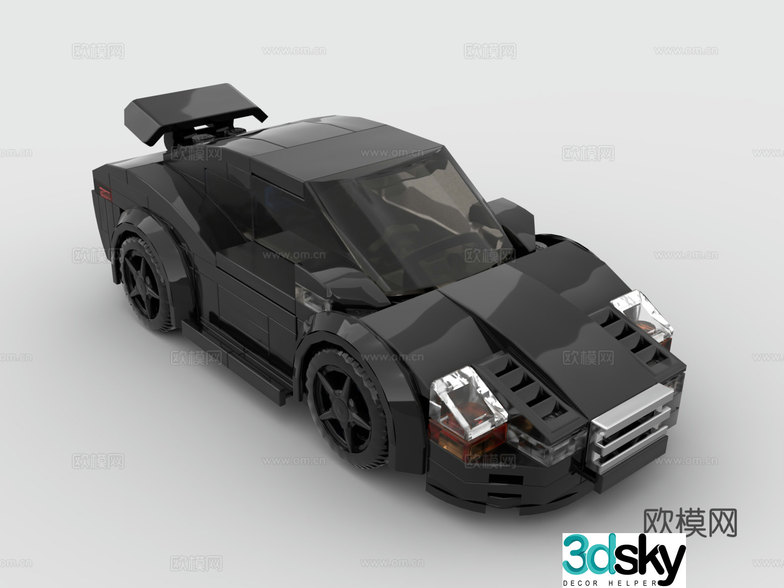 LEGO LEGO Toys Building Blocks Car Sports Car Sedan Racing 3d Model