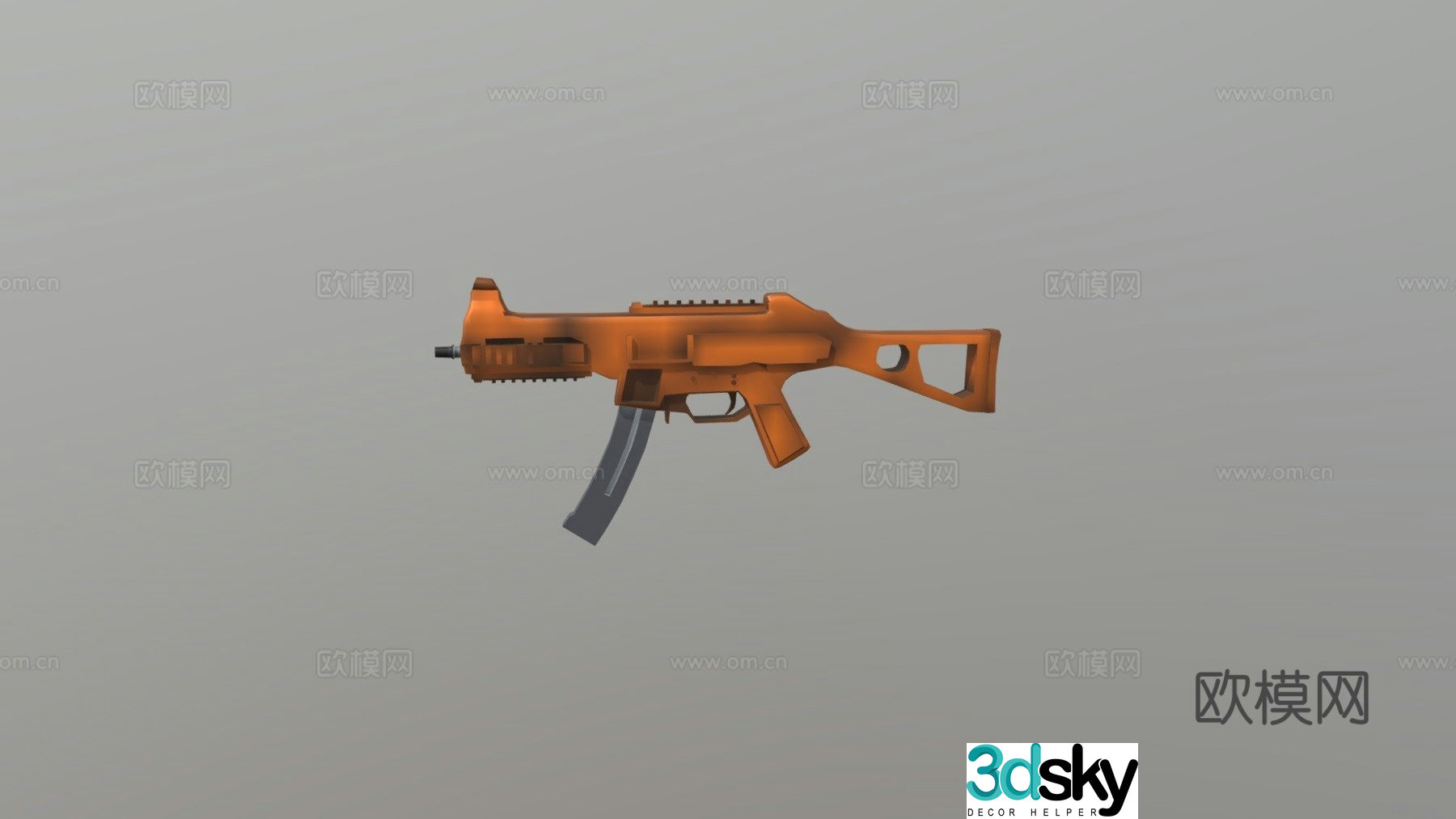 PUBG inspired UMP9 3d model