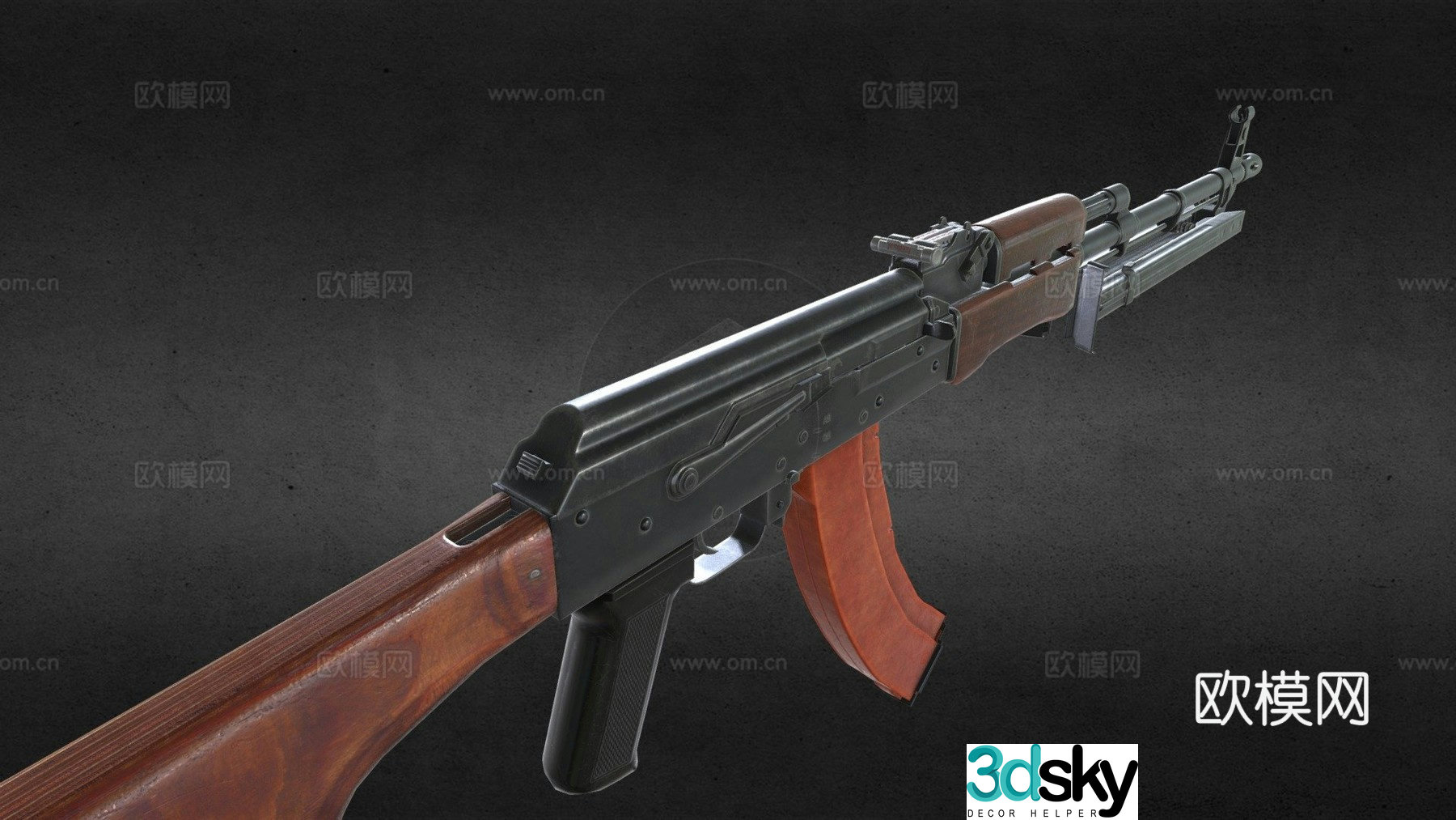 RPK-74 3d model