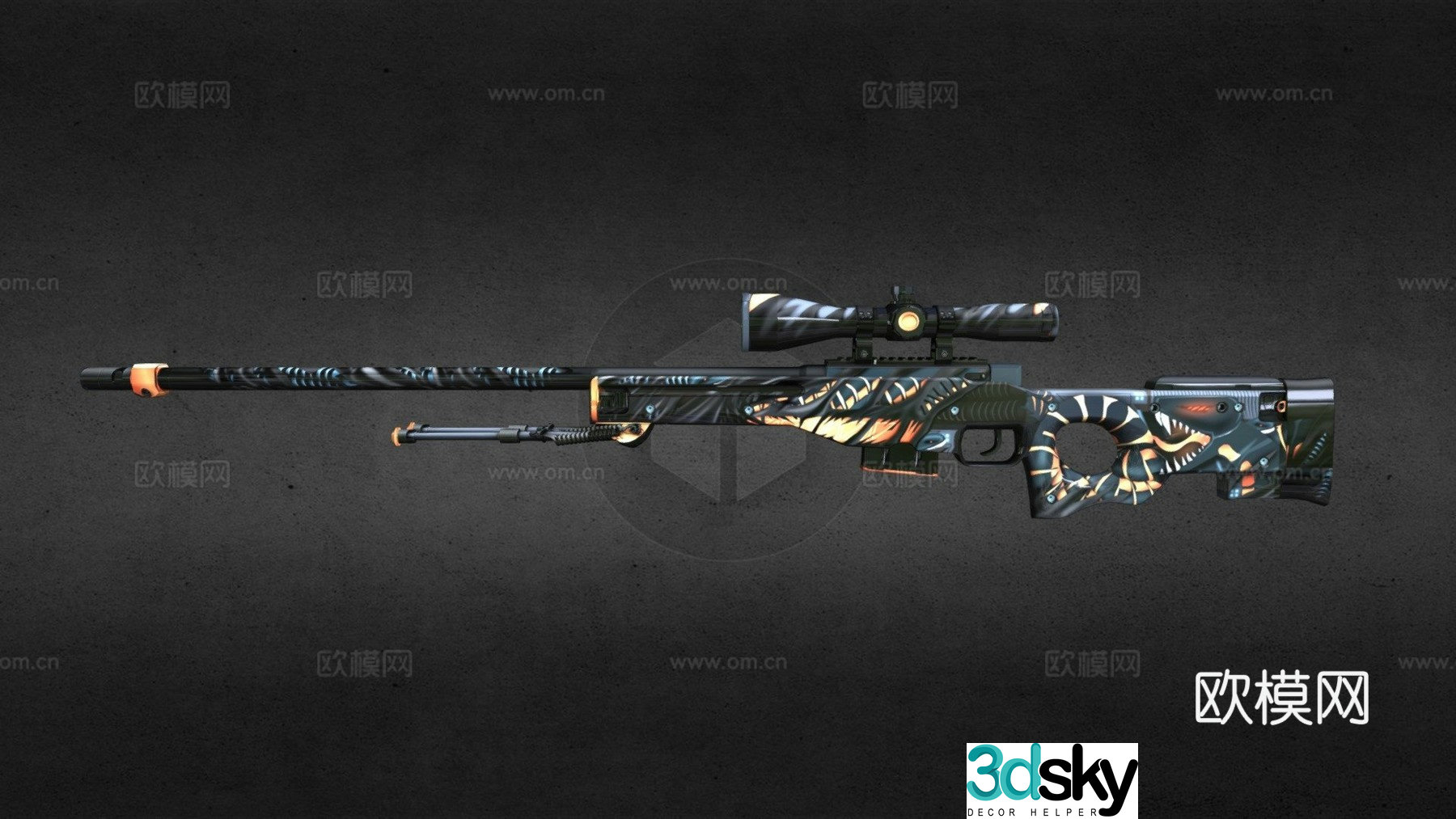 AWP-Meres 3d model