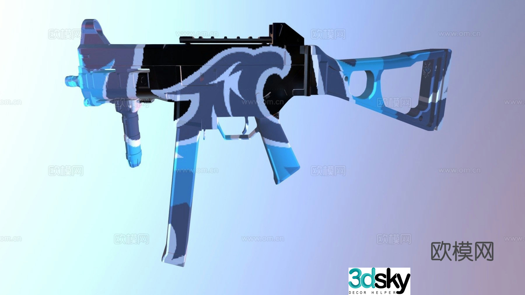Blue Phoenix UMP3d model