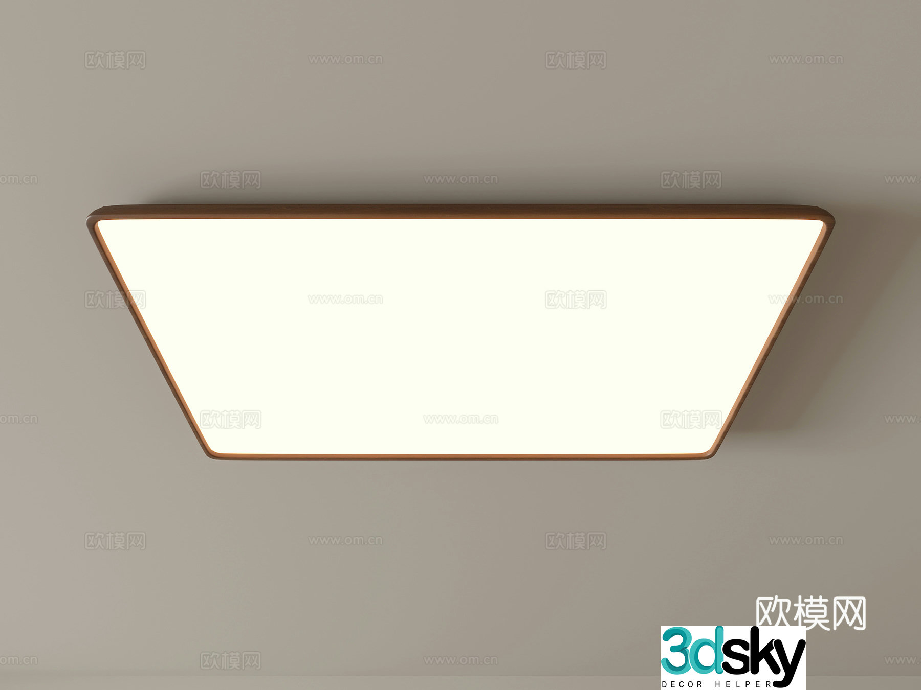 Modern ceiling lamp Geometric ceiling lamp Bedroom lamp Artistic shaped lamp Fashion living room lamp 3D model