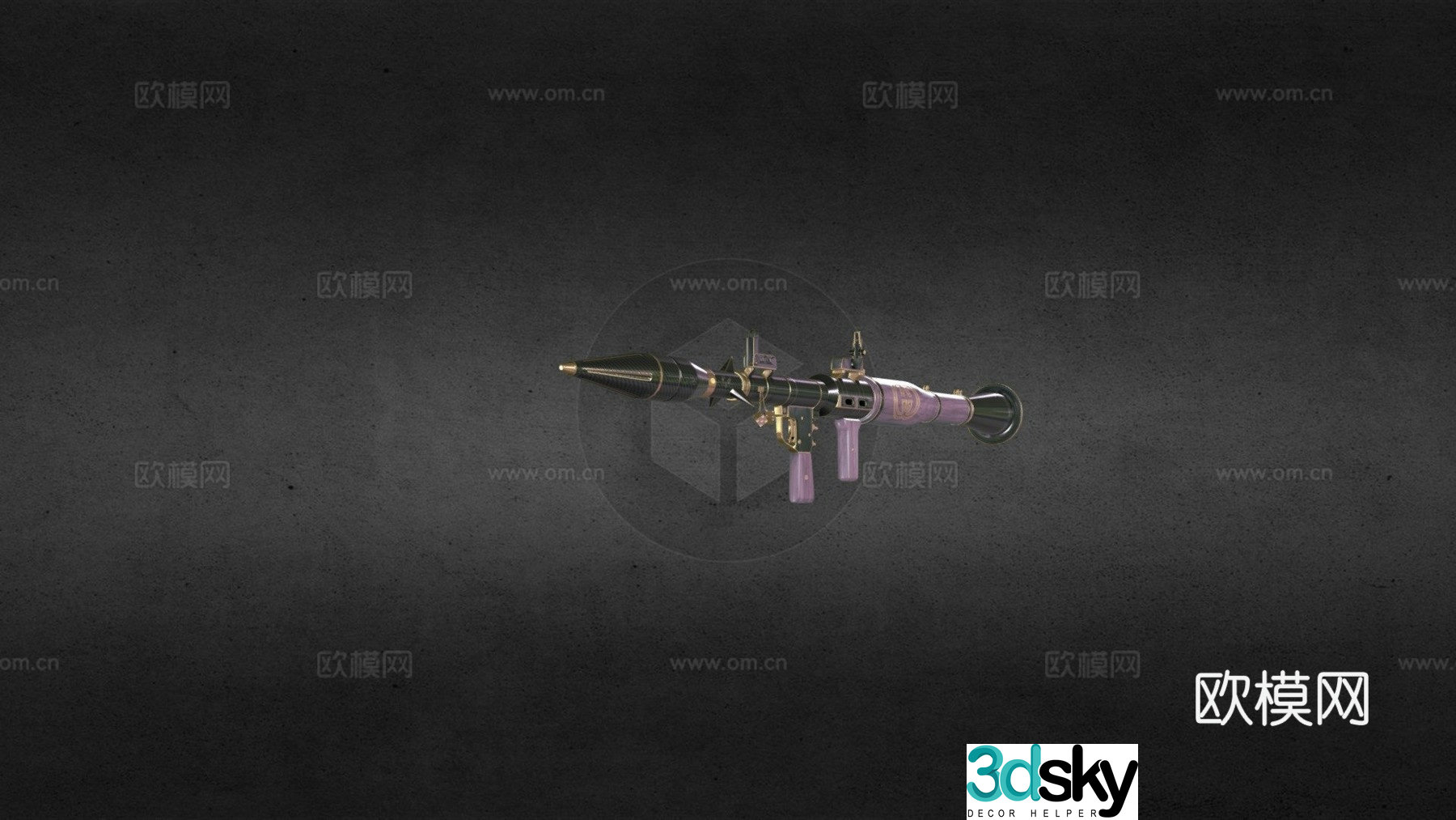 RPG-7 Gucci Special Edition 3d model