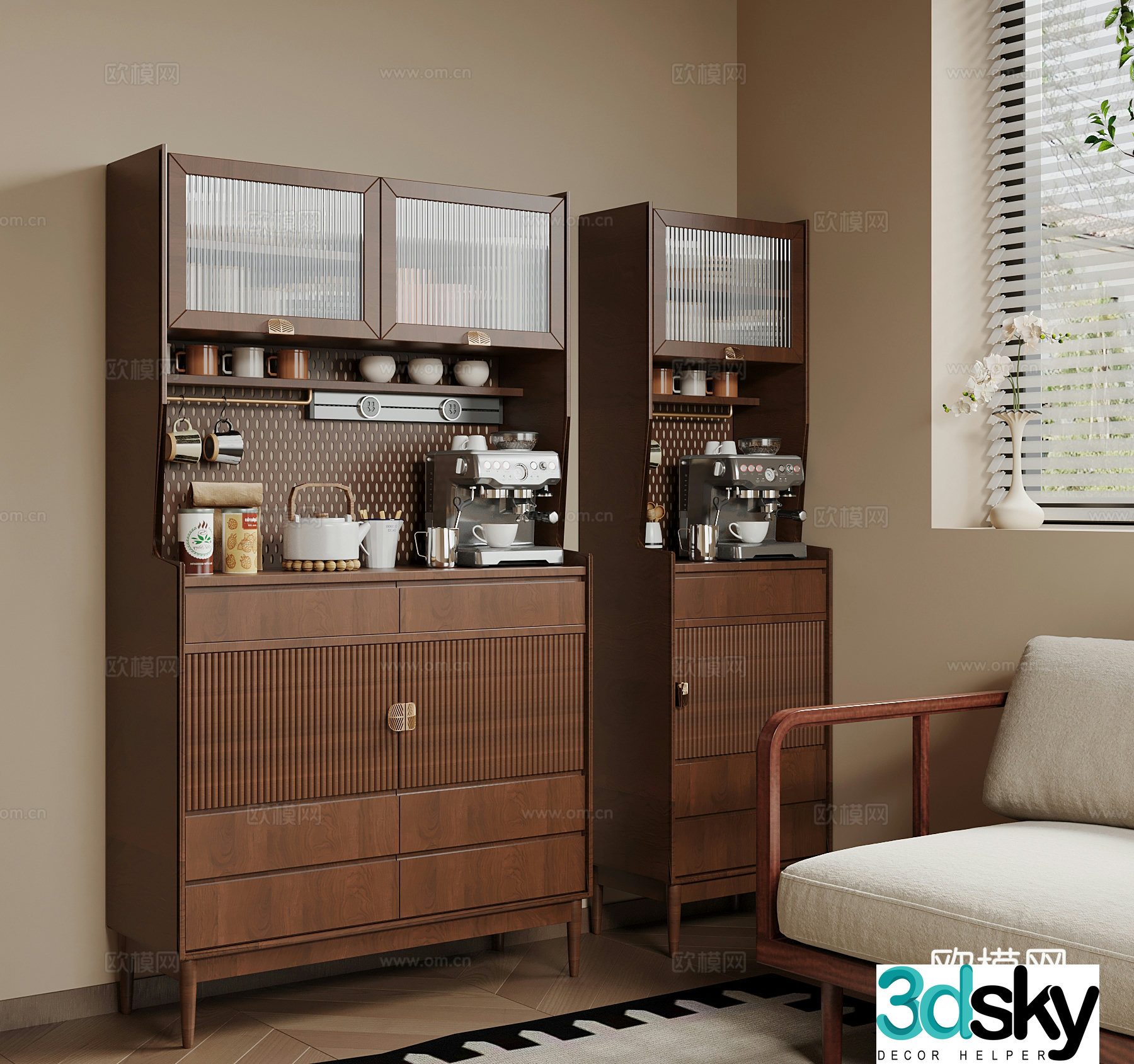 Sideboard Chinese sideboard 3D model