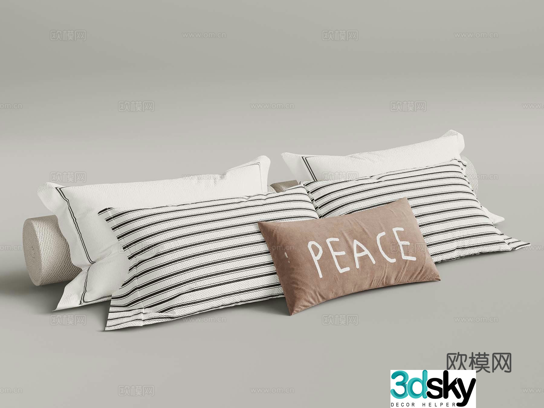 Modern pillow pillow 3d model