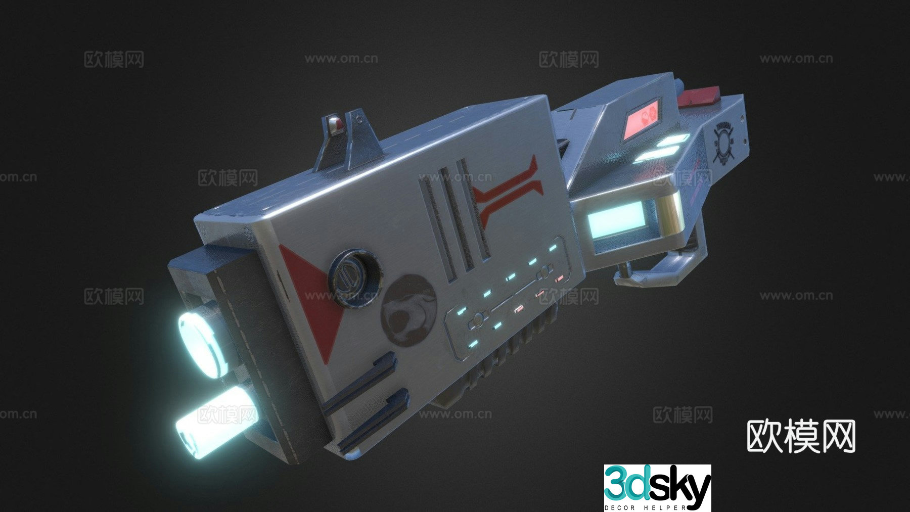 Survivor Lion - That Gun 3d model