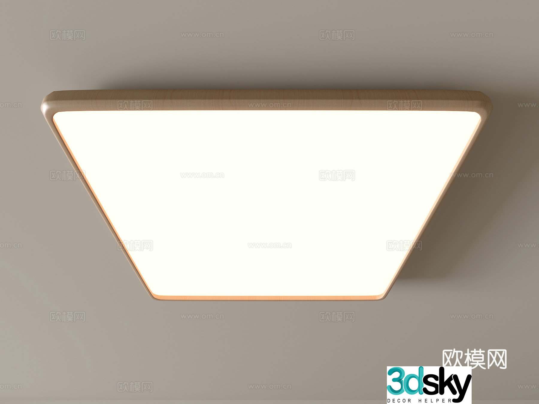 Modern ceiling lamp Geometric ceiling lamp Bedroom lamp Artistic shaped lamp Fashion living room lamp 3D model