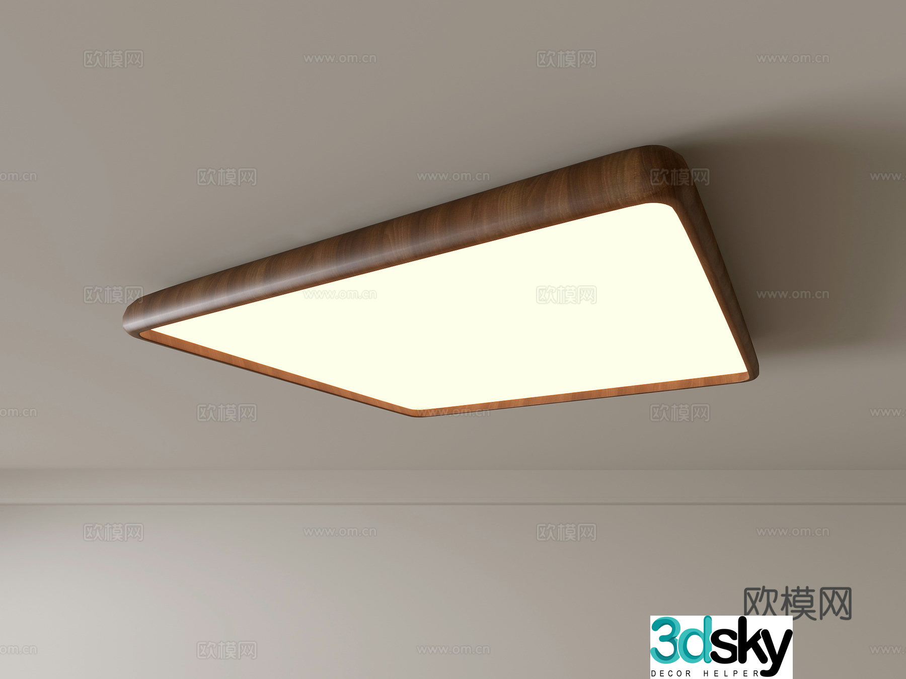 Modern ceiling lamp Geometric ceiling lamp Bedroom lamp Artistic shaped lamp Fashion living room lamp 3D model