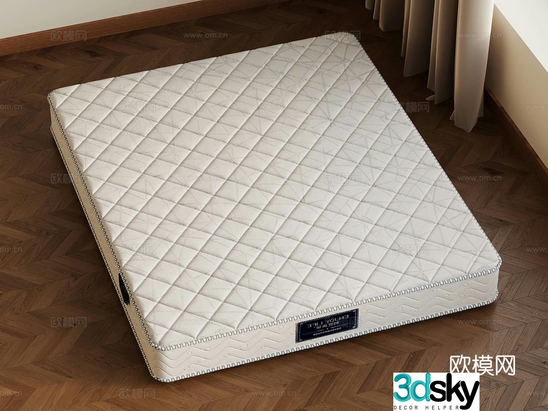 Modern mattress 3d model
