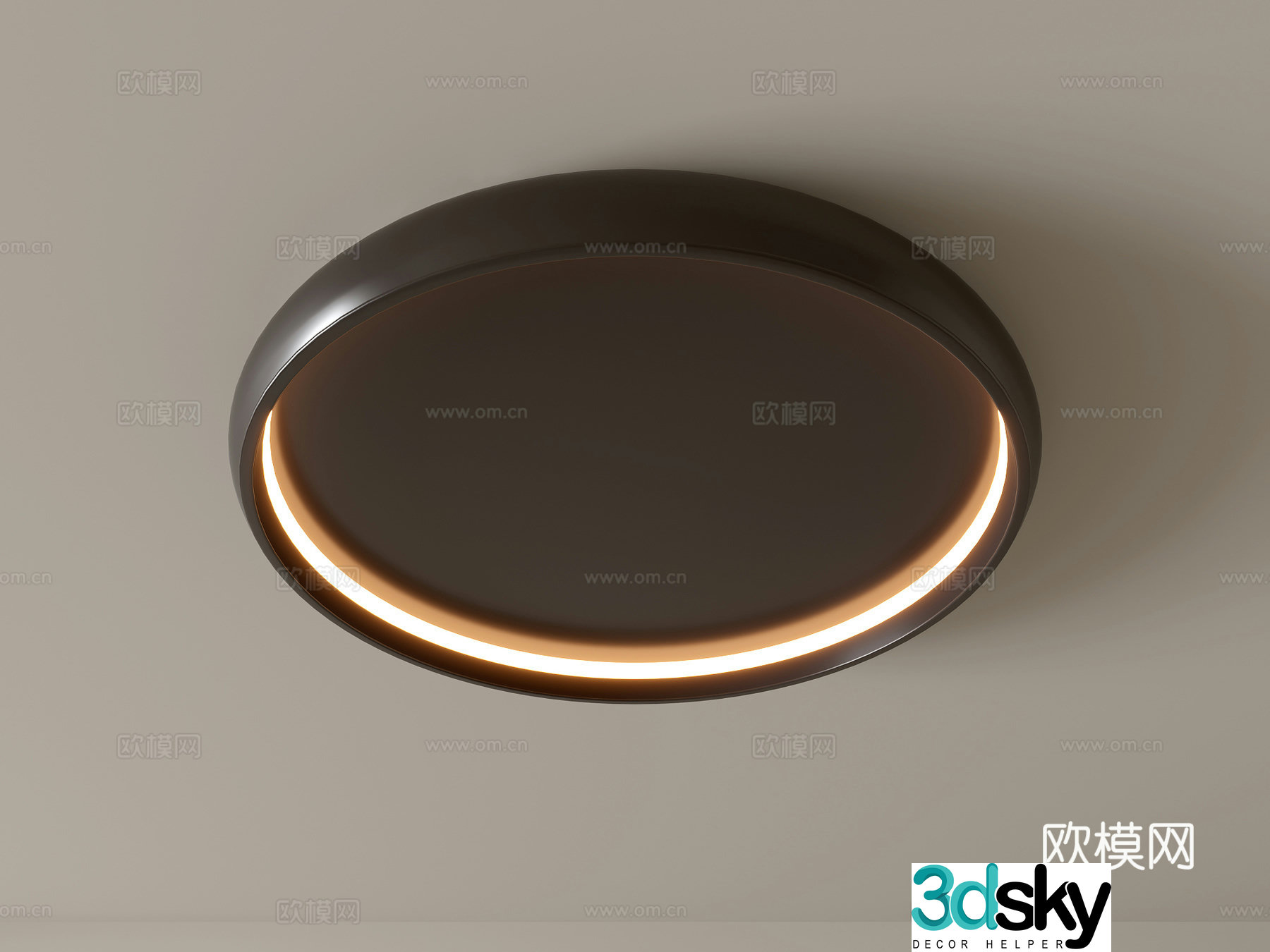 Modern ceiling lamp Geometric ceiling lamp Bedroom lamp Artistic shaped lamp Fashion living room lamp 3D model