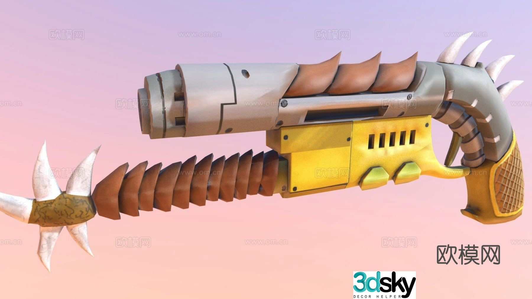 Firearms Concept-Monster Hunter-World-Nergigante 3D Model