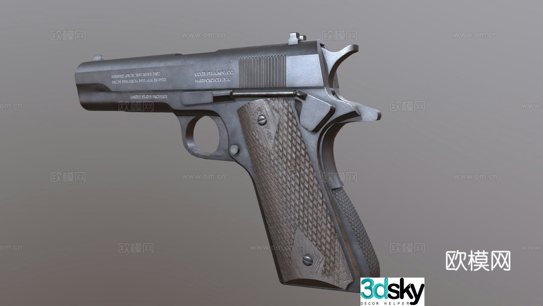Colt 1911 3d model