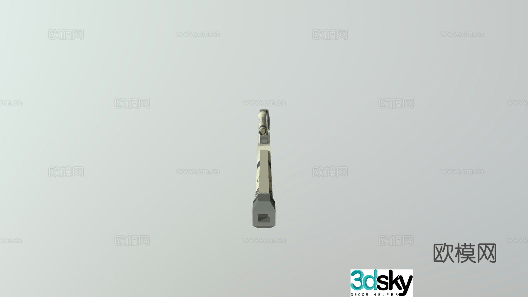 Sci-fi sniper gun 3d model