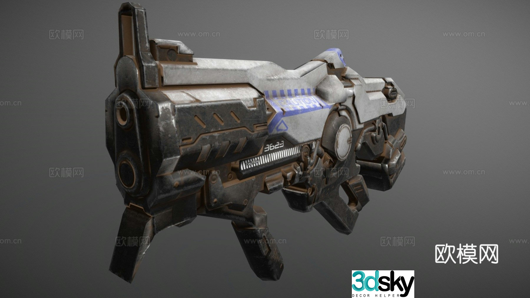 Doom 2016 - Plasma Gun 3d model