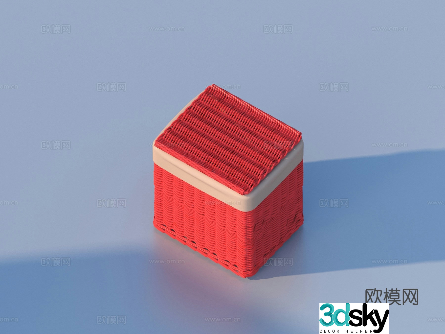 Storage basket Storage box Storage basket 3D model