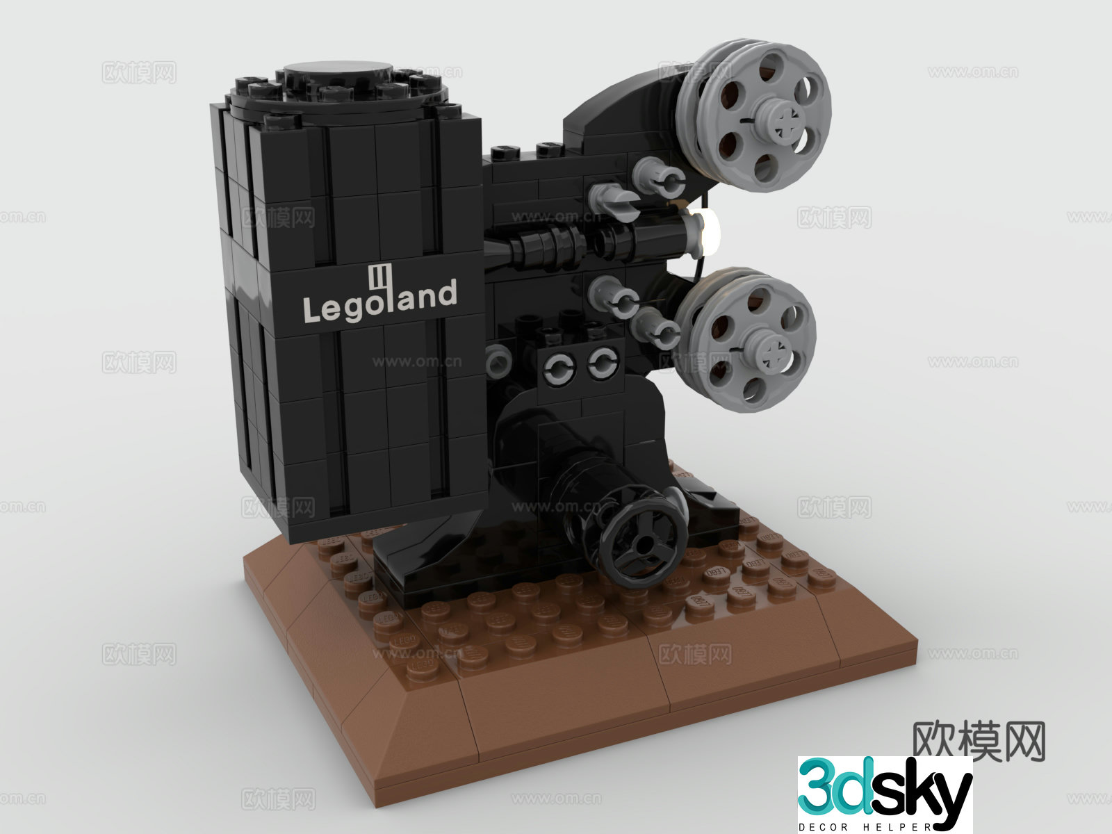 LEGO LEGO Toys Building Blocks Movie Camera Camera 3d Model
