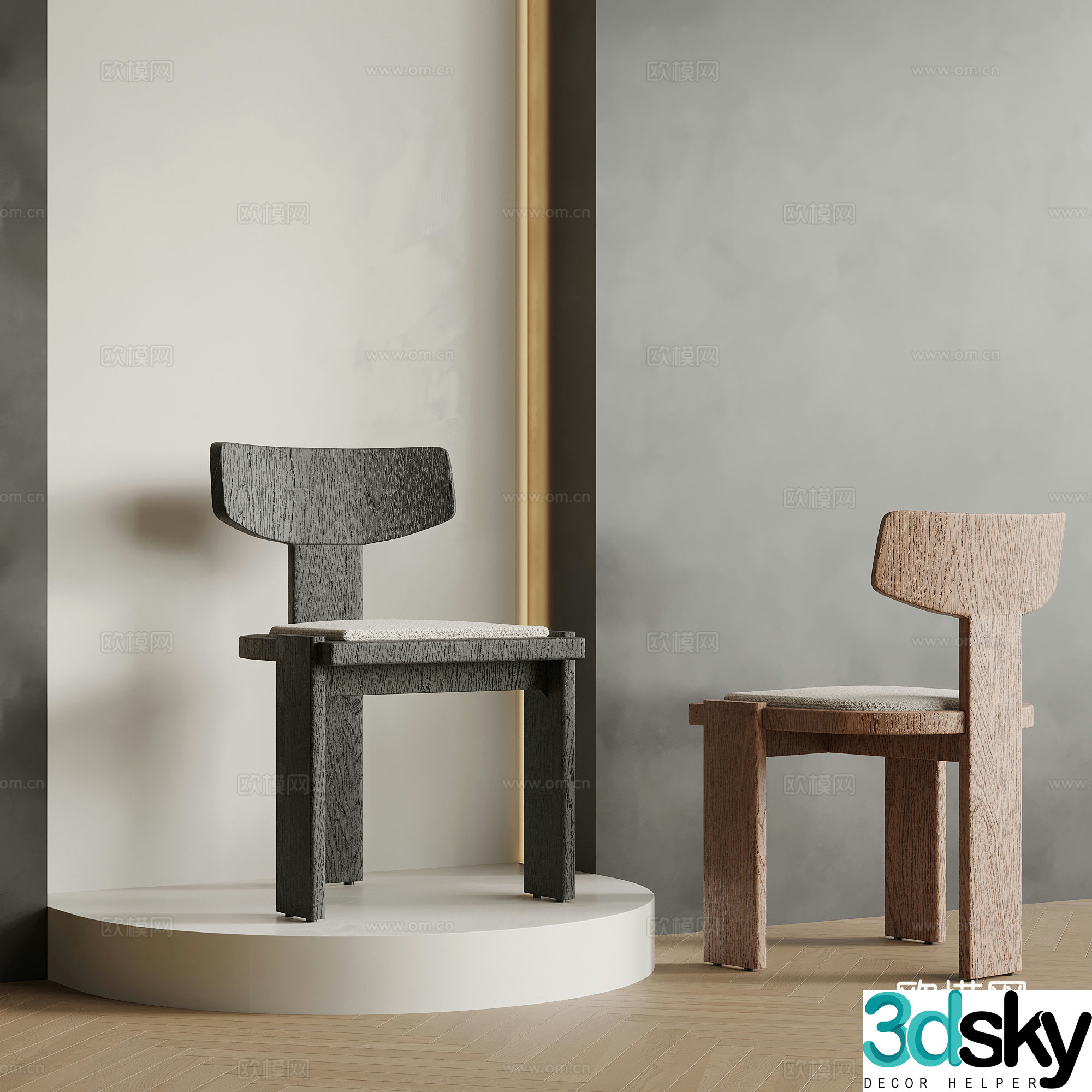 Leisure chair medieval style leisure chair dining chair writing chair chair 3d model 3d model