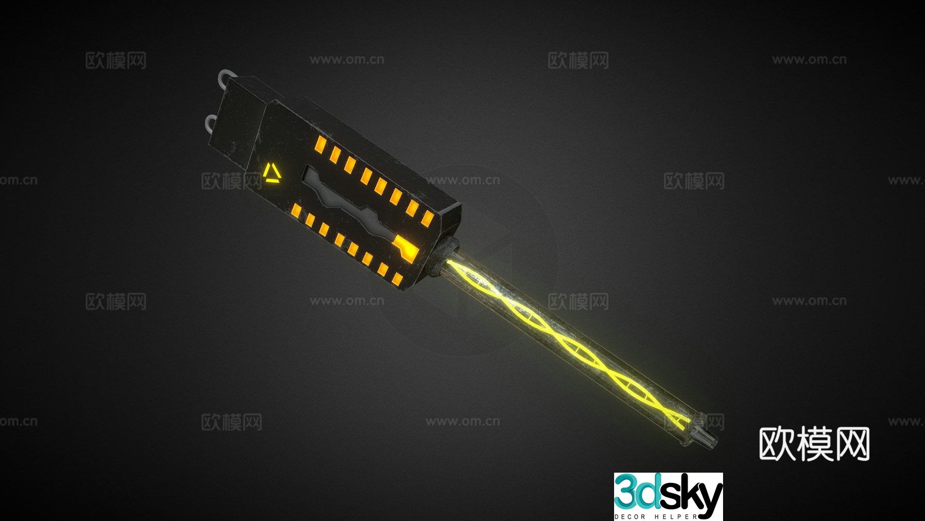 Post-apocalyptic tool 3d model