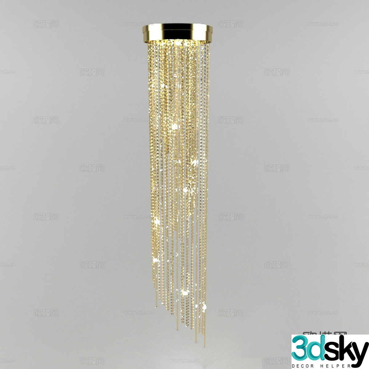 Marine lampshade 3d model