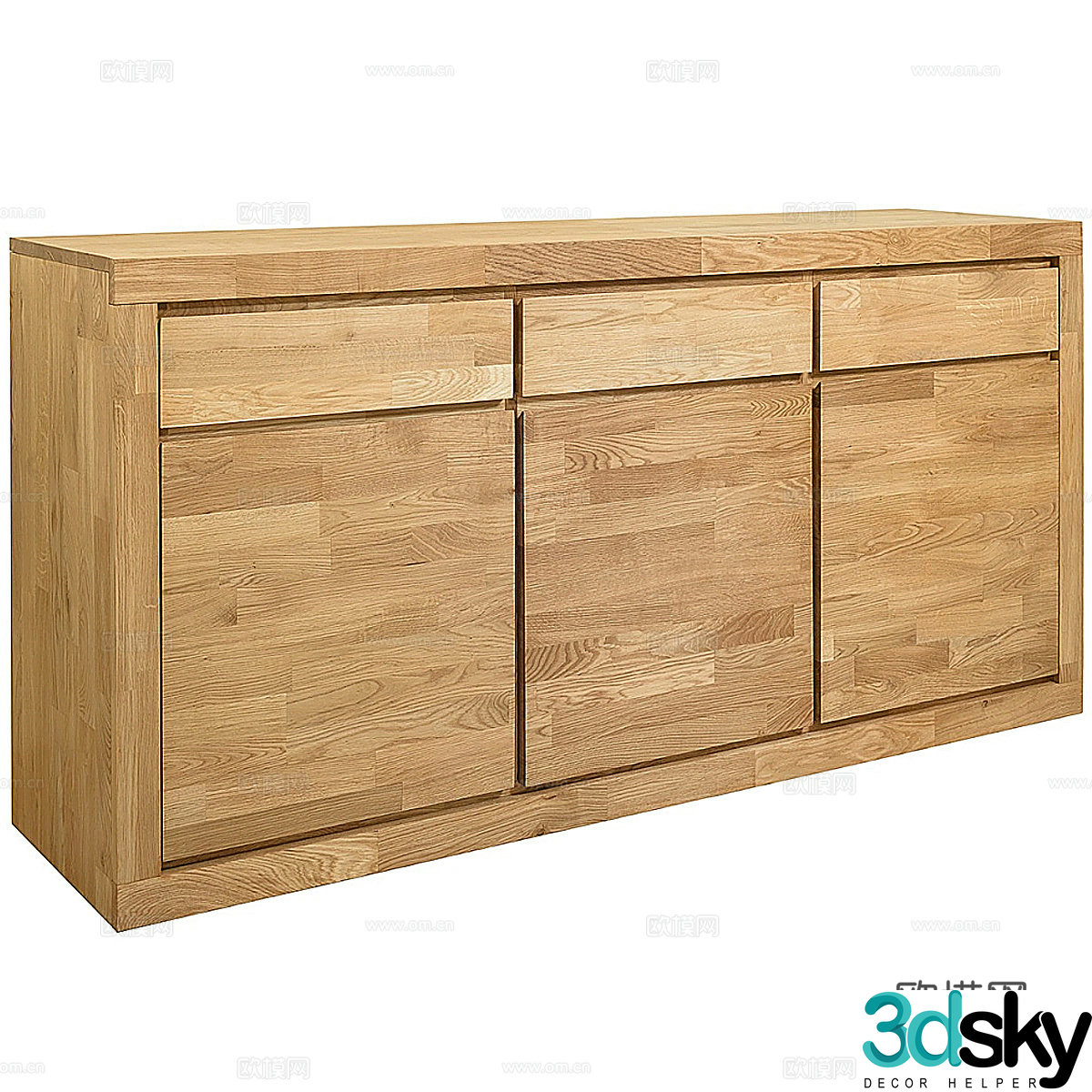 Nordic simple decorative cabinet decorative side cabinet simple side cabinet wooden side cabinet storage cabinet chest 3d model
