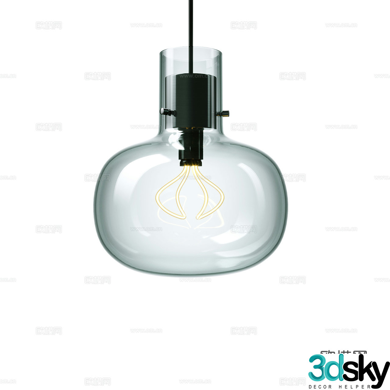 Brokis Minimalist Chandeliers Modern Chandeliers Glass Chandeliers Decorative Chandeliers 3D Model