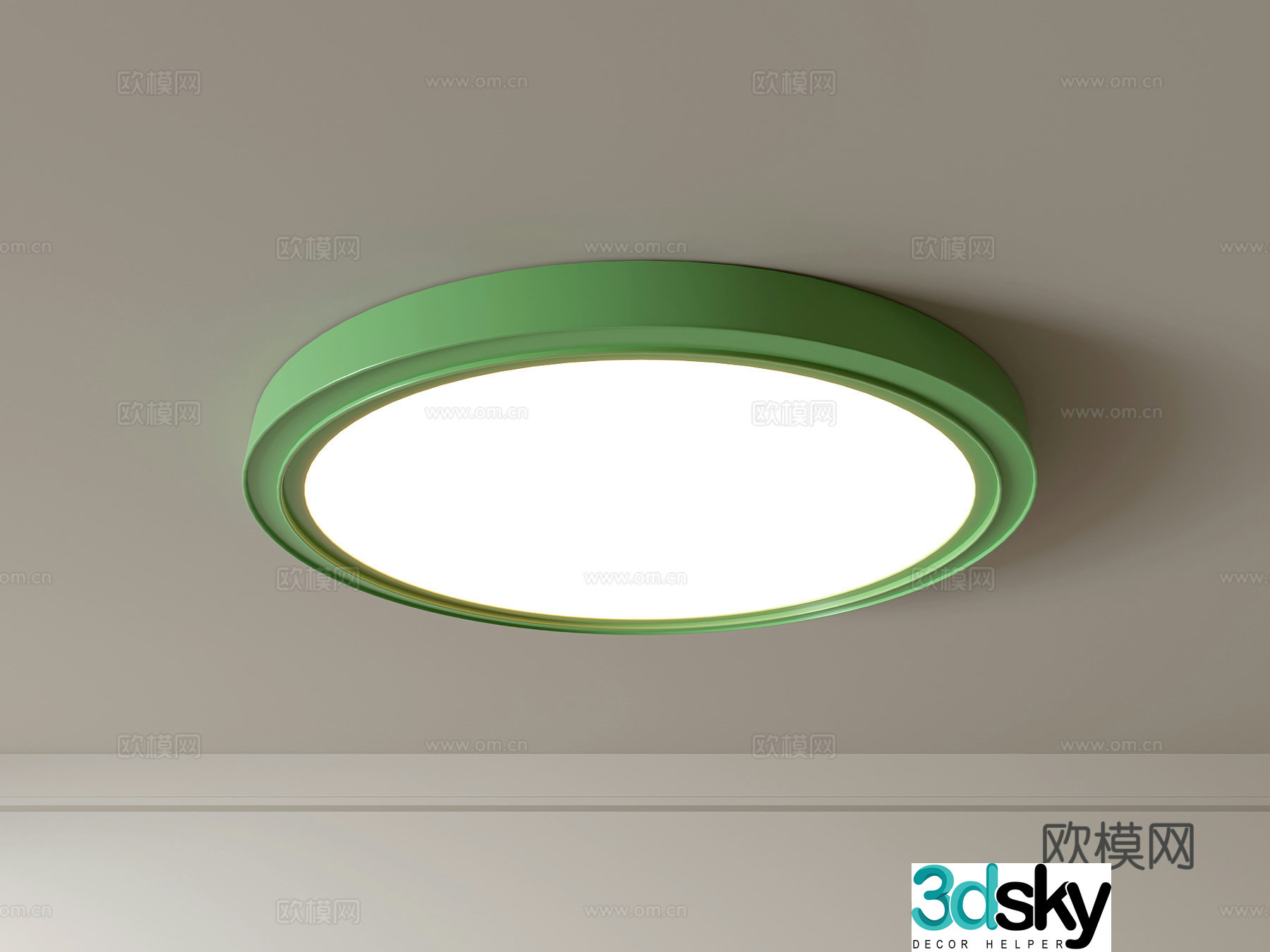 Modern ceiling lamp Geometric ceiling lamp Bedroom lamp Artistic shaped lamp Fashion living room lamp 3D model
