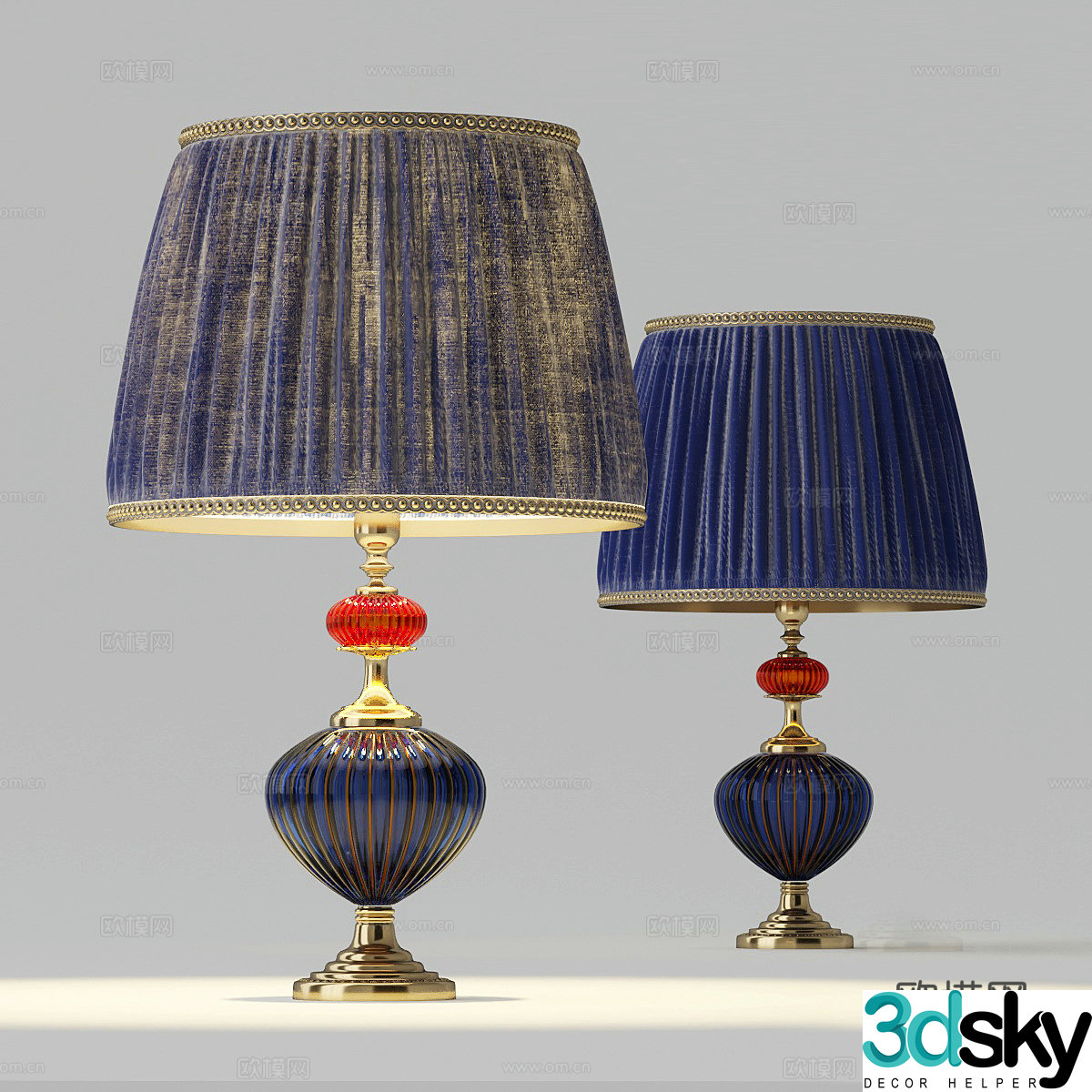 Table lamp Masiero3d model
